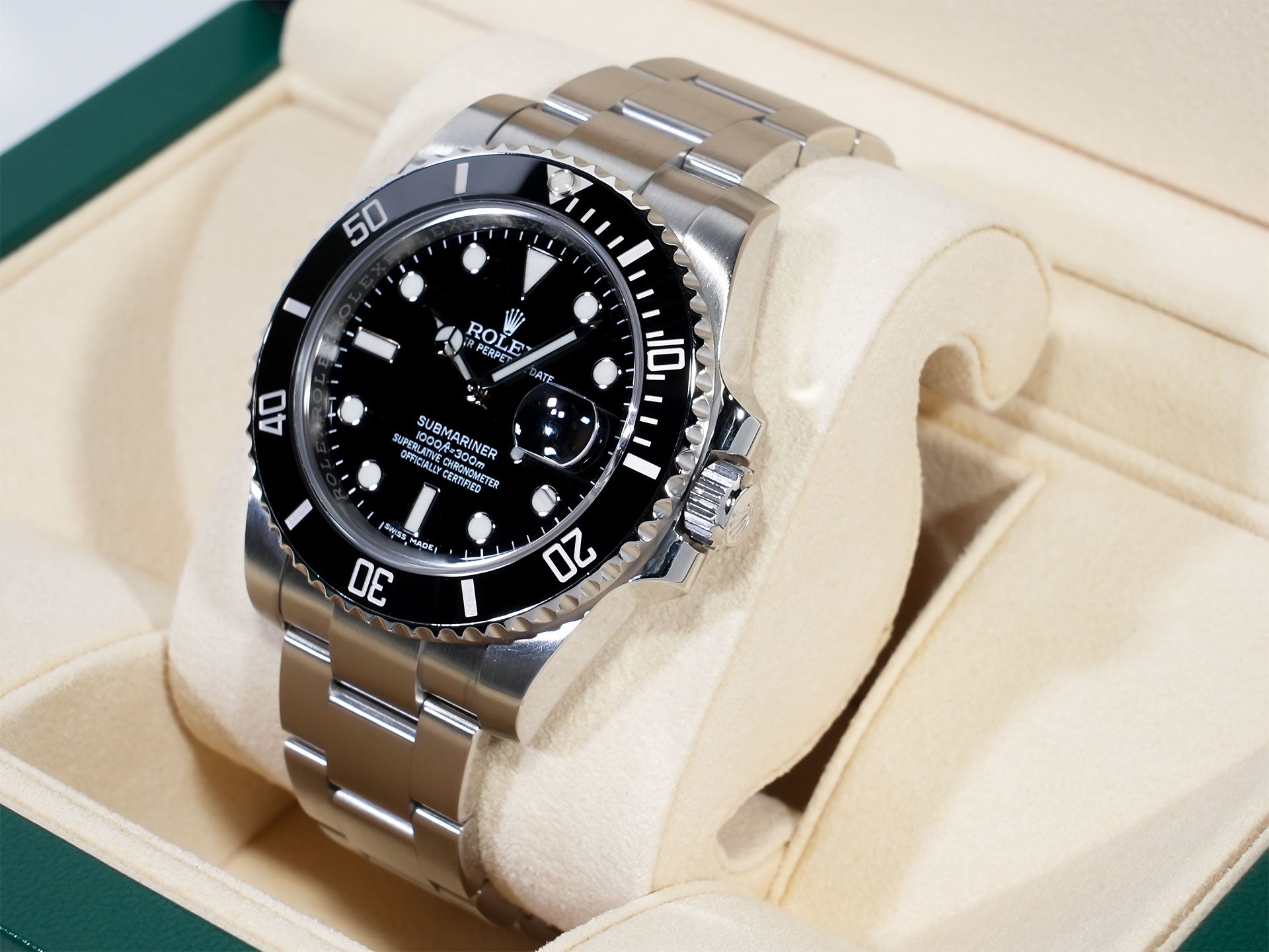 ROLEX Submariner Date Ref. 116610LN Stainless Steel Black Dial Excellent Condition cmdj62zb