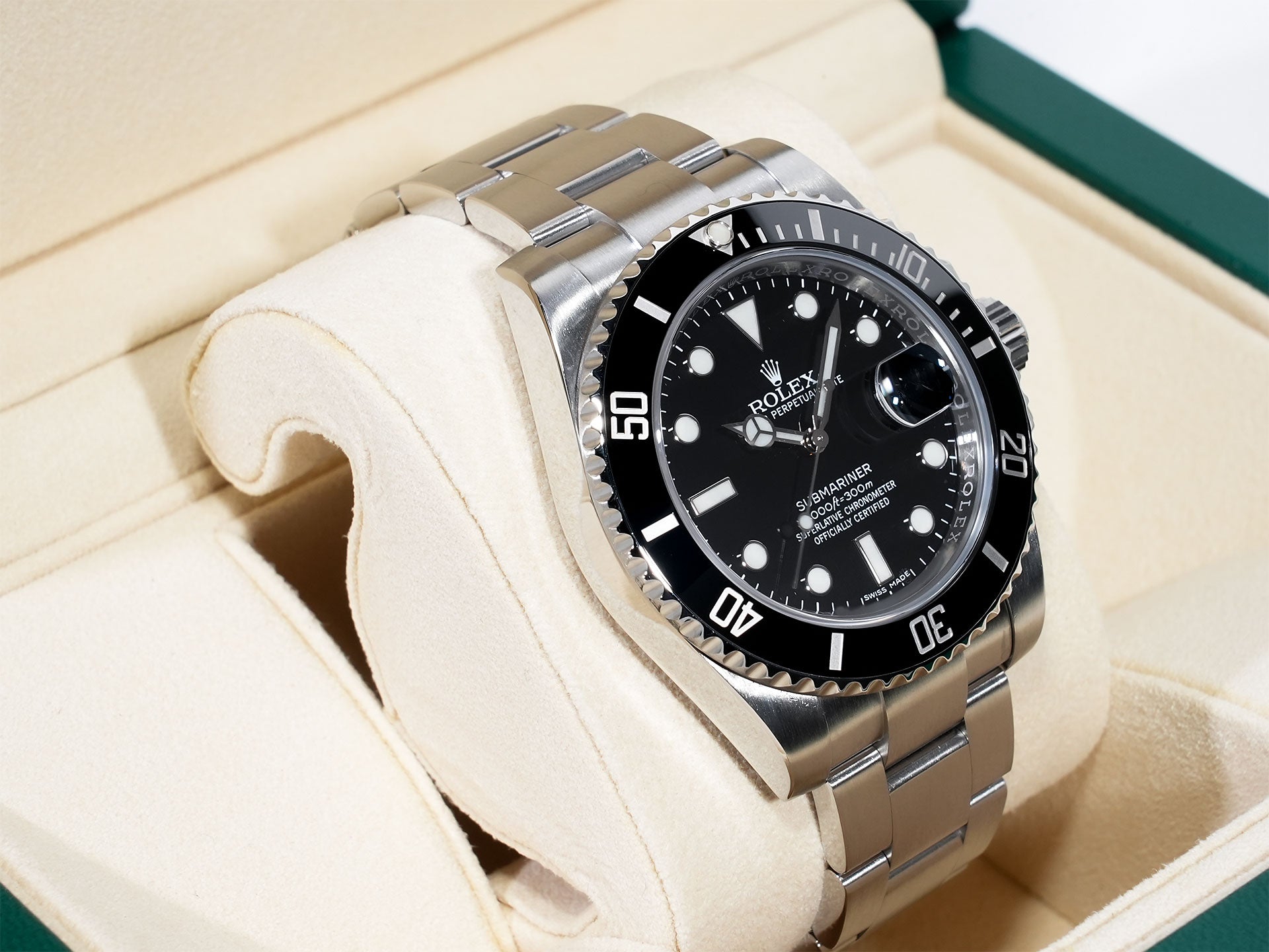 ROLEX Submariner Date Ref. 116610LN Stainless Steel Black Dial Excellent Condition cmdj62zb