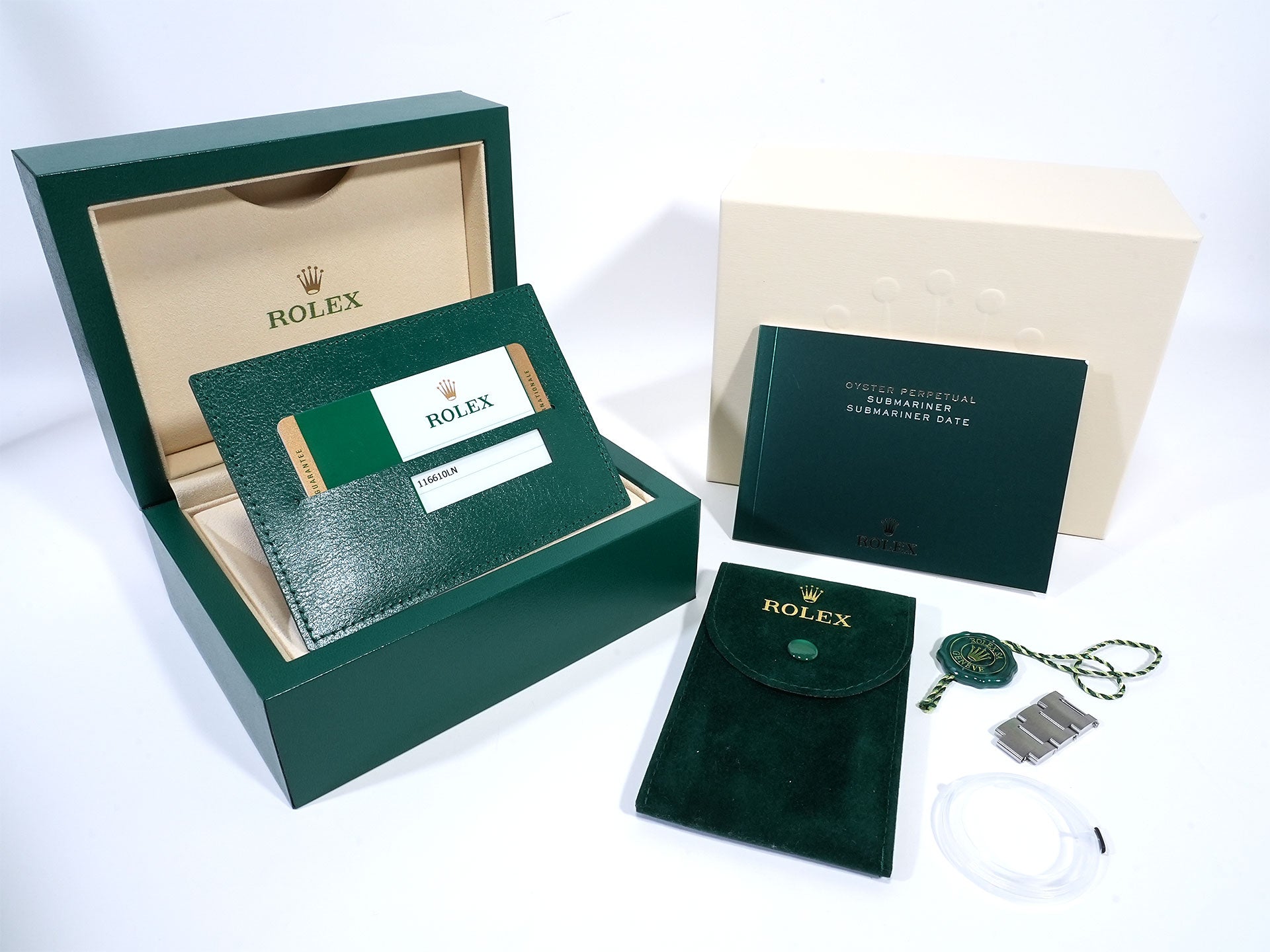 ROLEX Submariner Date Ref. 116610LN Stainless Steel Black Dial Excellent Condition cmdj62zb