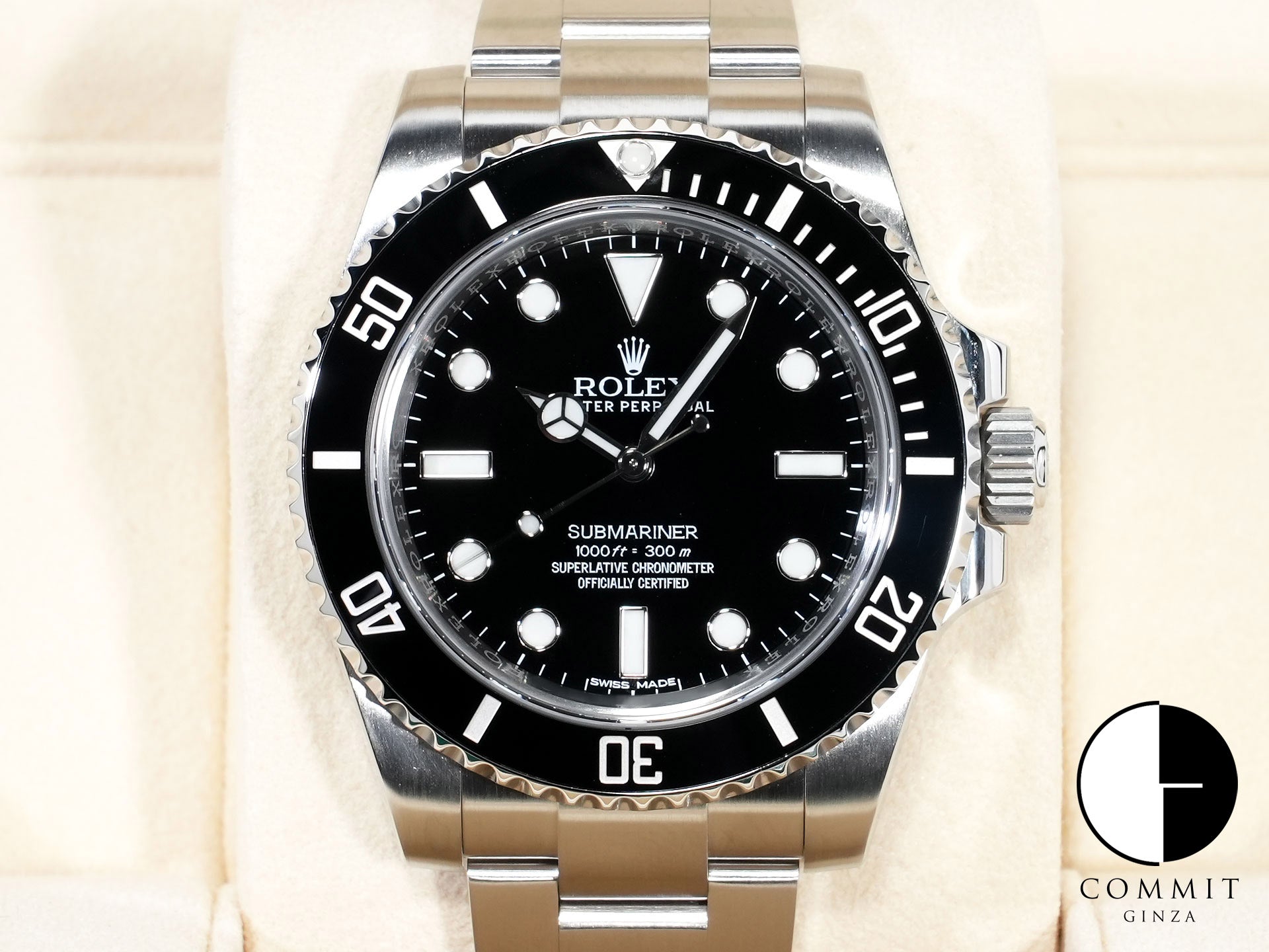 ロレックス サブマリーナー ノンデイト Ref.114060 ステンレススチール ブラック文字盤 美品 xf35vkpm