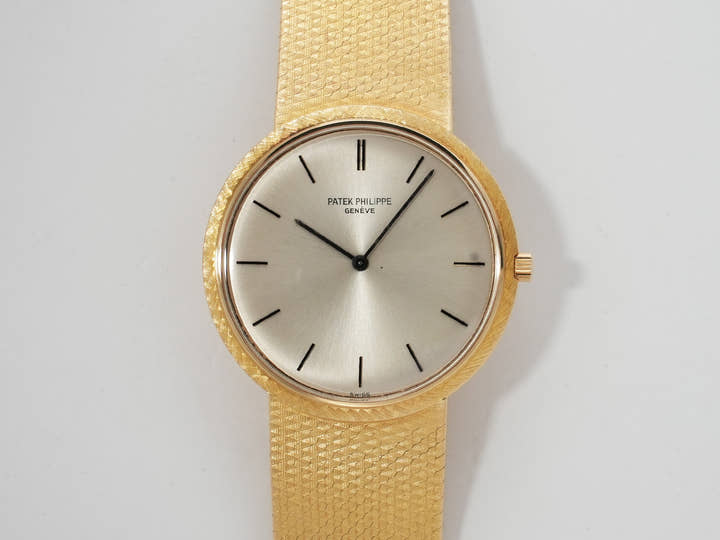 パテックフィリップ カラトラバ Ref.3520/012 イエローゴールド シルバー文字盤 美中古 6ab9om2x
