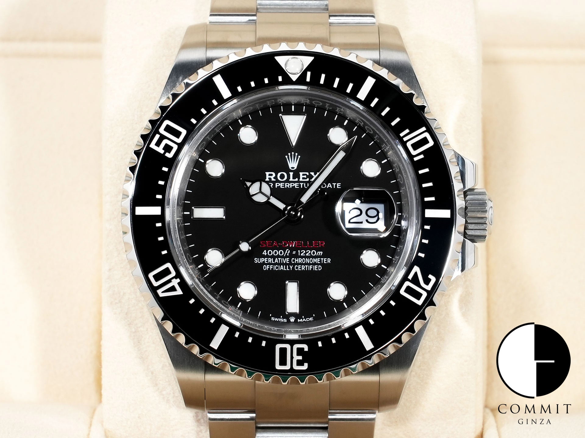 ロレックス シードゥエラー Ref.126600 ステンレススチール ブラック文字盤 美中古 b29voxof