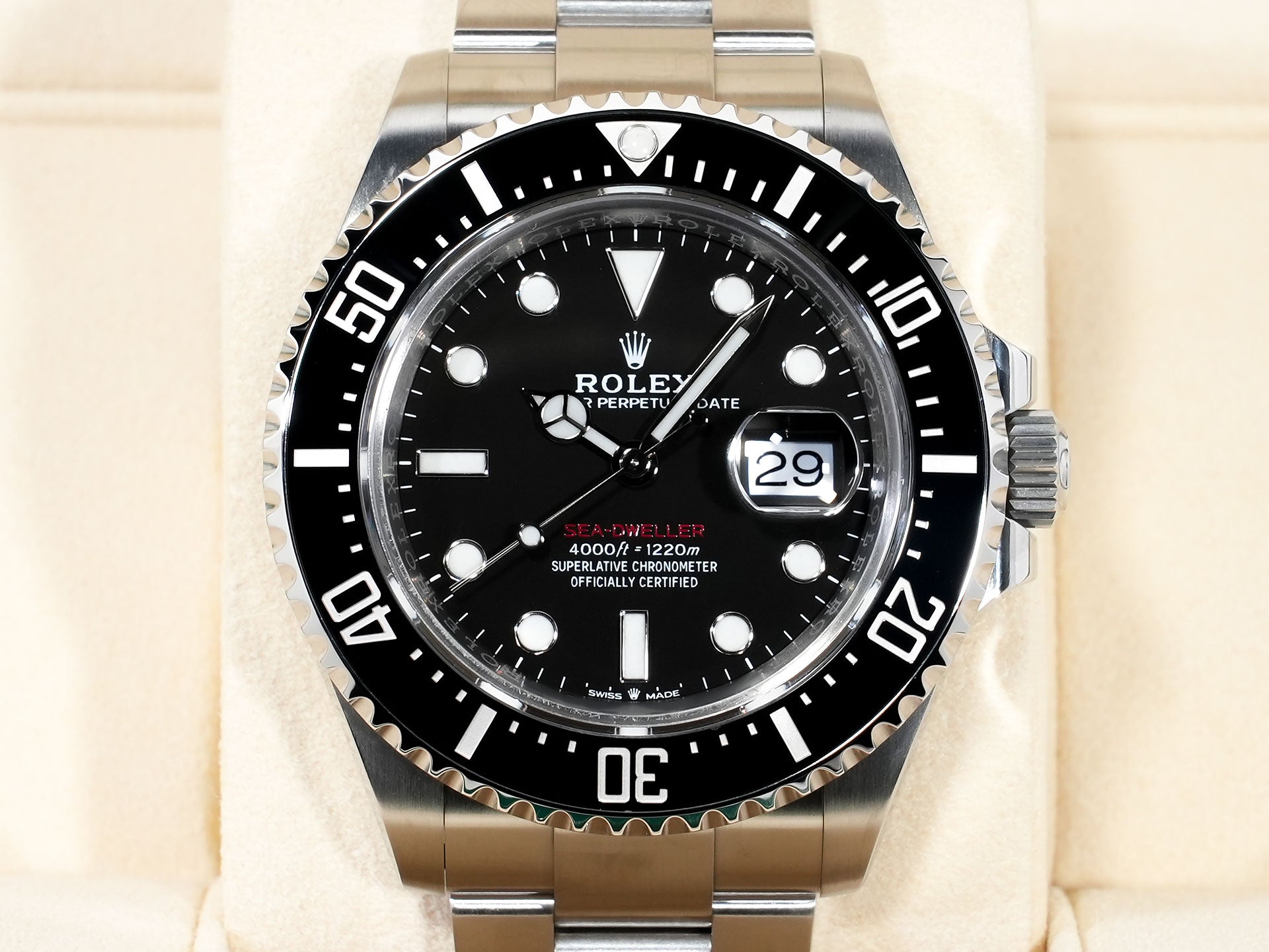 ロレックス シードゥエラー Ref.126600 ステンレススチール ブラック文字盤 美中古 b29voxof