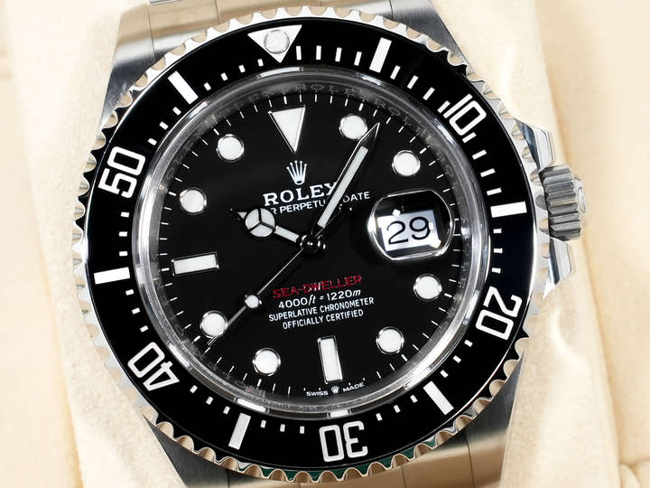 ロレックス シードゥエラー Ref.126600 ステンレススチール ブラック文字盤 美中古 b29voxof