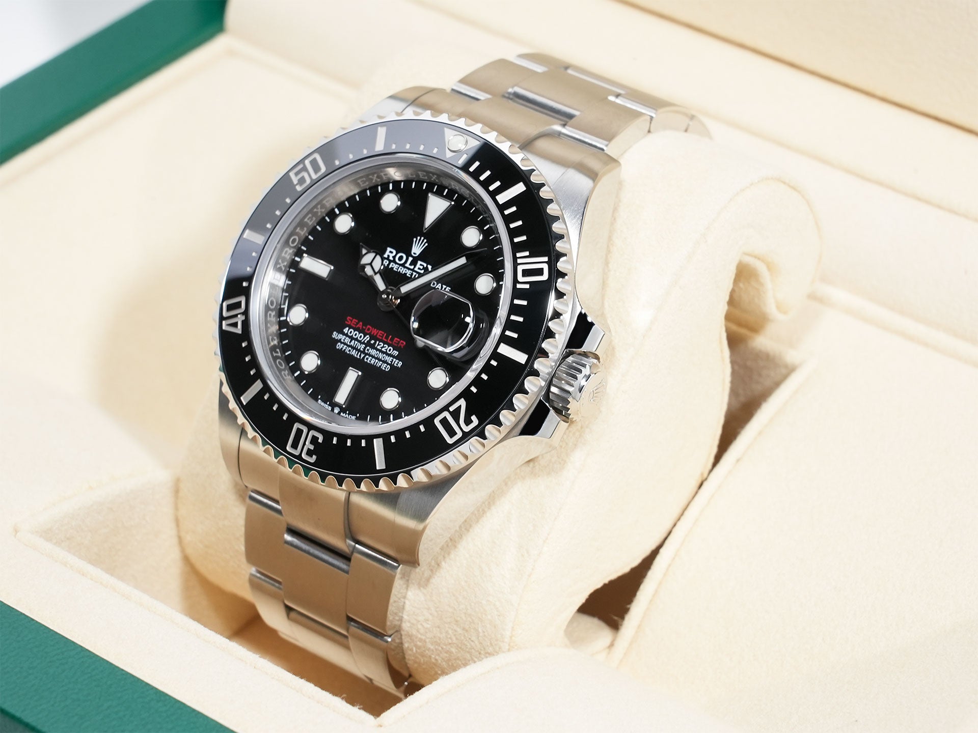 ロレックス シードゥエラー Ref.126600 ステンレススチール ブラック文字盤 美中古 b29voxof