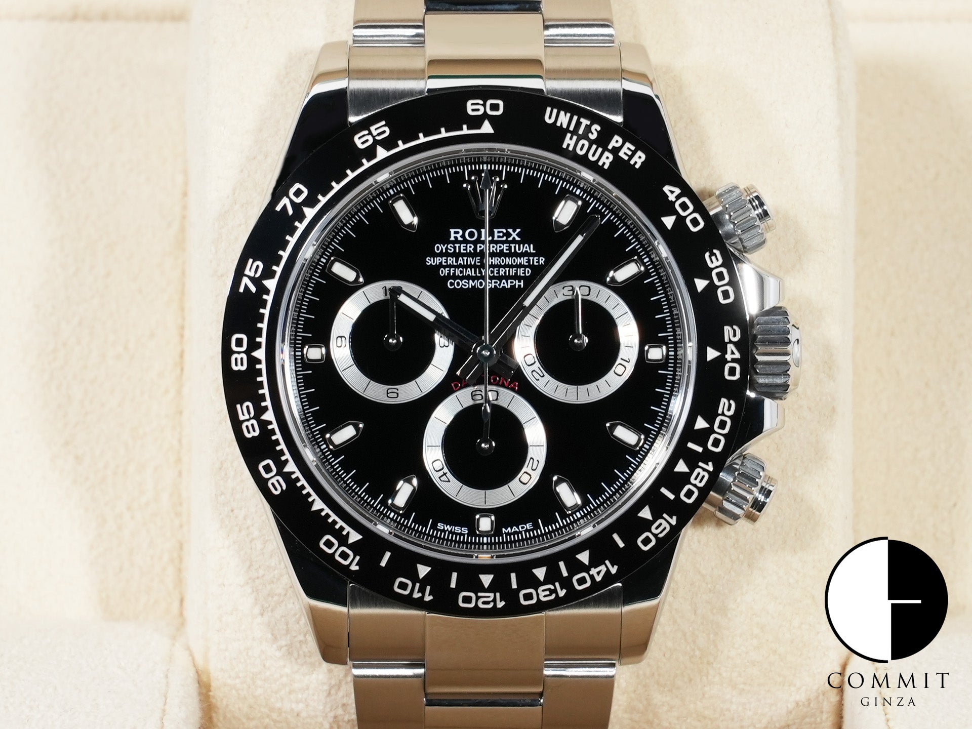 ロレックス デイトナ Ref.116500LN ステンレススチール ブラック文字盤 美中古 he73q2rq