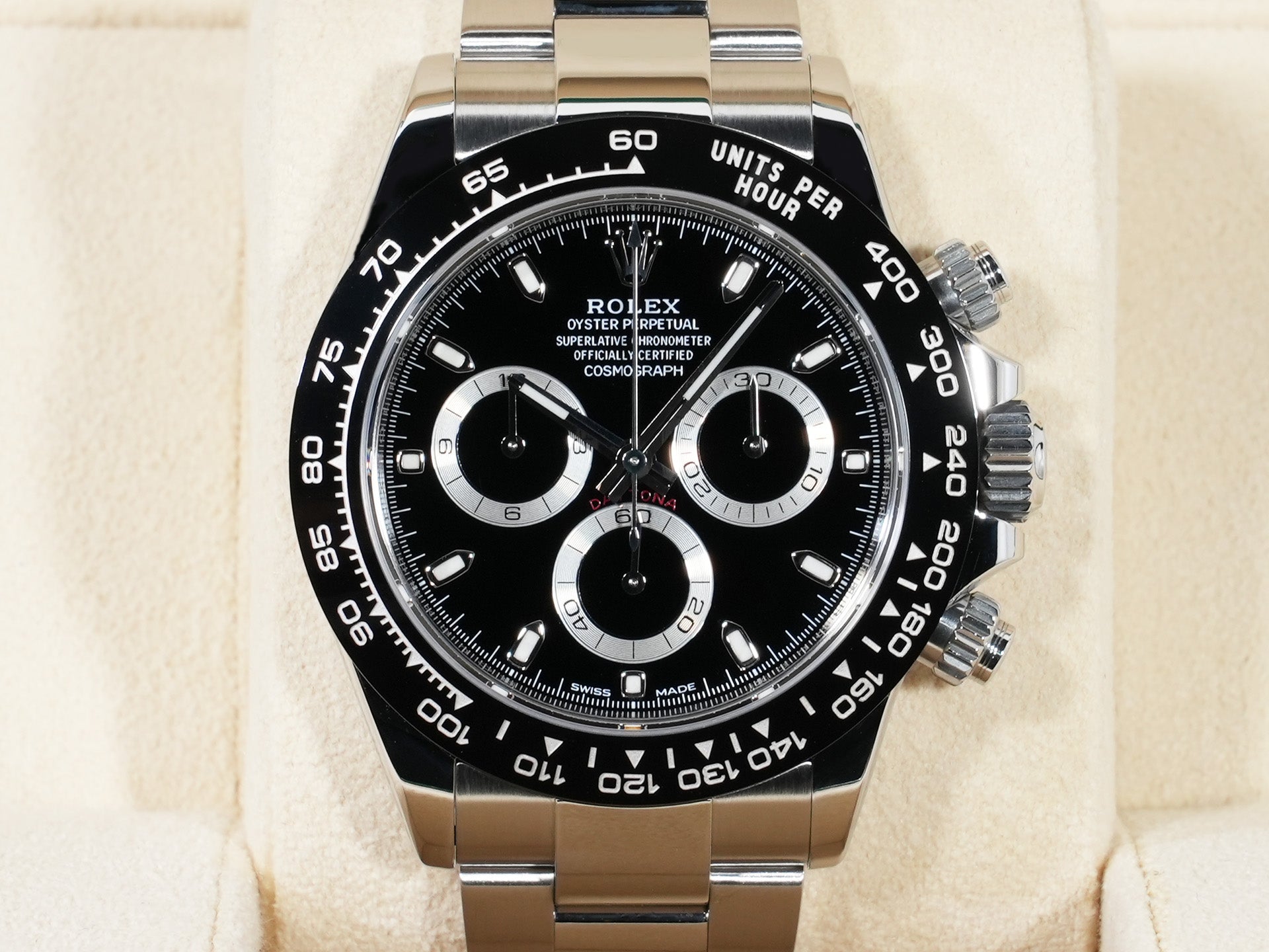 ロレックス デイトナ Ref.116500LN ステンレススチール ブラック文字盤 美中古 he73q2rq