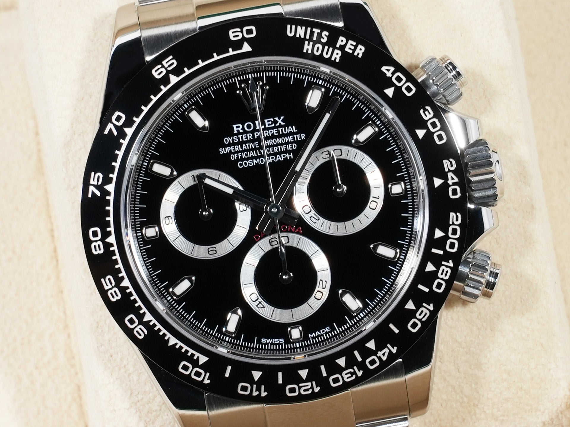 ロレックス デイトナ Ref.116500LN ステンレススチール ブラック文字盤 美中古 he73q2rq