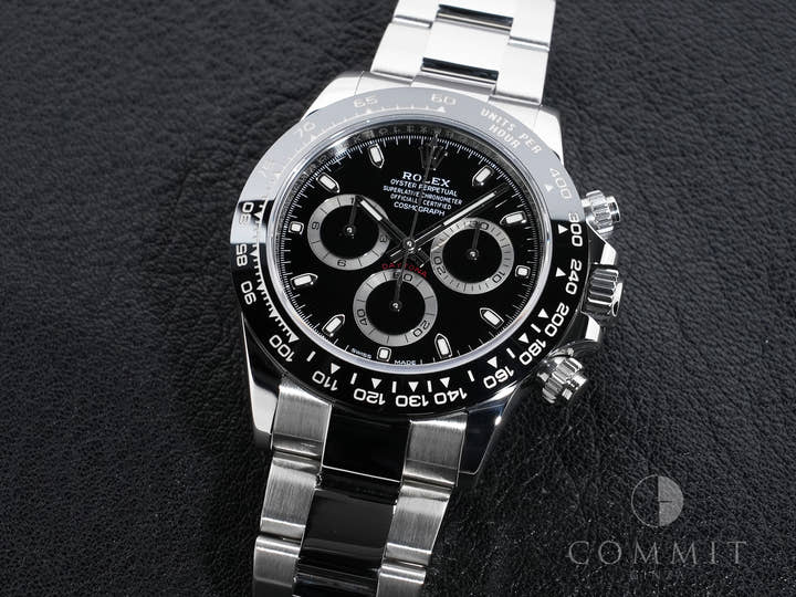 ロレックス デイトナ Ref.116500LN ステンレススチール ブラック文字盤 美中古 he73q2rq
