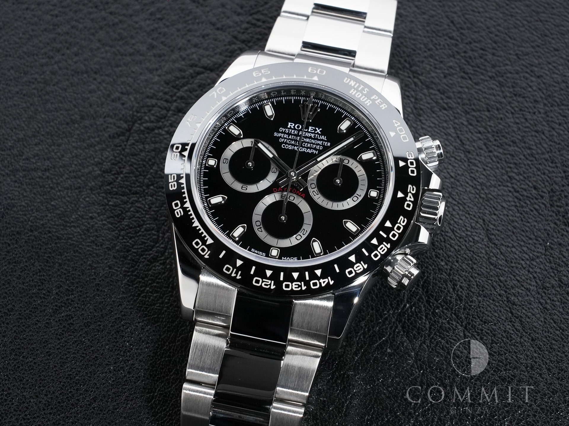 ロレックス デイトナ Ref.116500LN ステンレススチール ブラック文字盤 美中古 he73q2rq