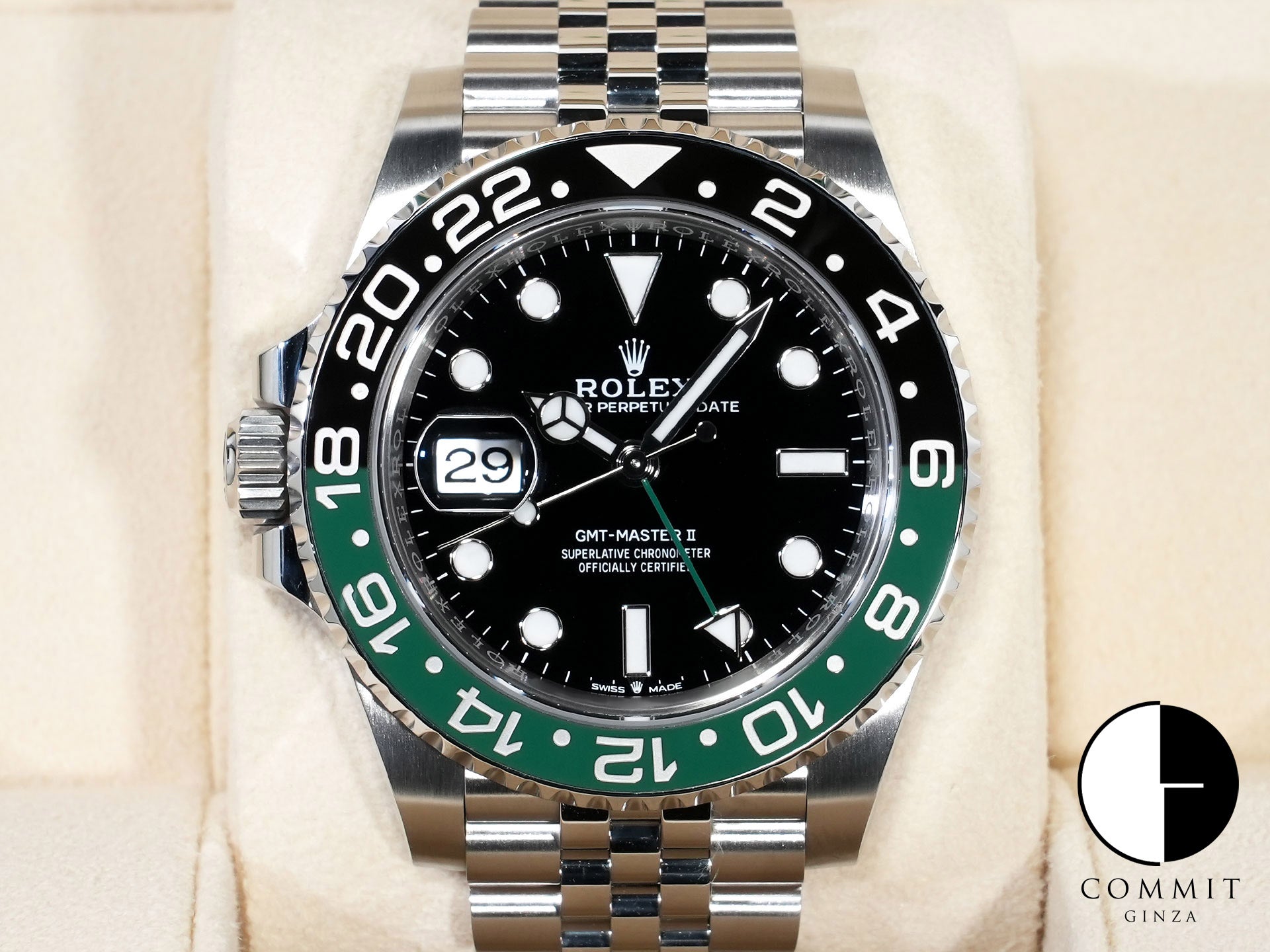 ロレックス GMTマスターII Ref.126720VTNR ステンレススチール ブラック文字盤 ジュビリーブレスレット 美中古 p84kn2m7