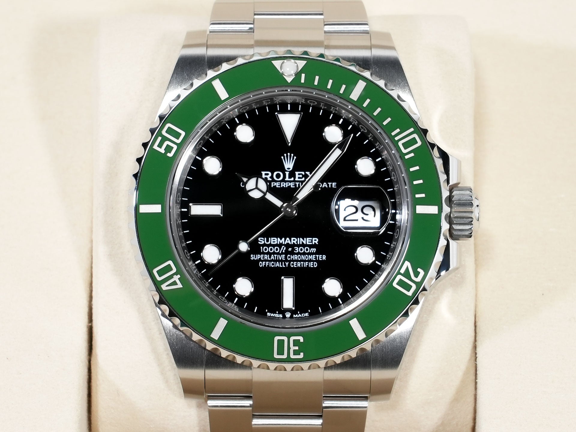 ロレックス サブマリーナー デイト Ref.126610LV ステンレススチール ブラック文字盤 中古 78t6kq9a