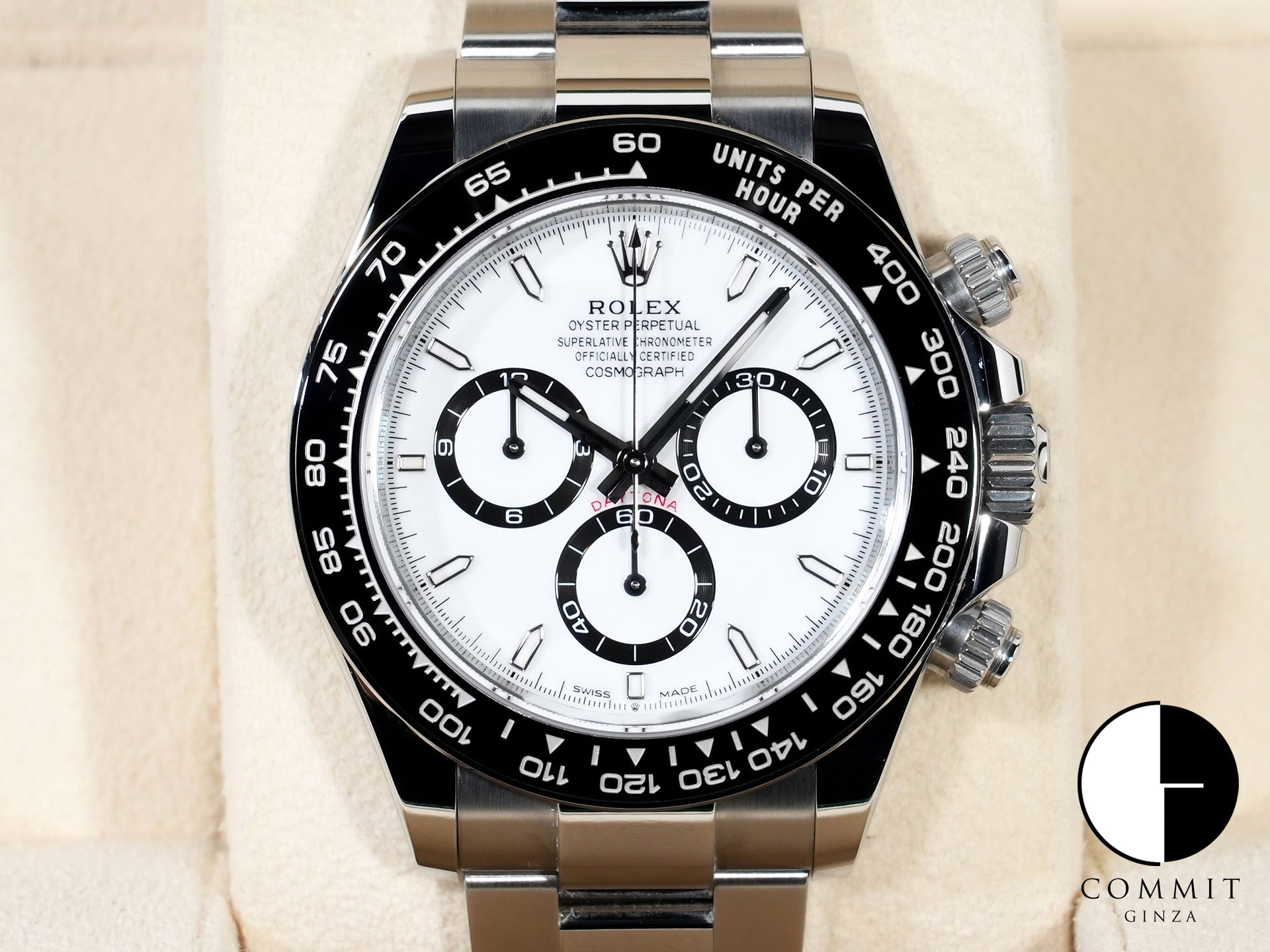 ロレックス デイトナ Ref.126500LN ステンレススチール ホワイト文字盤 中古 a74zc4j5