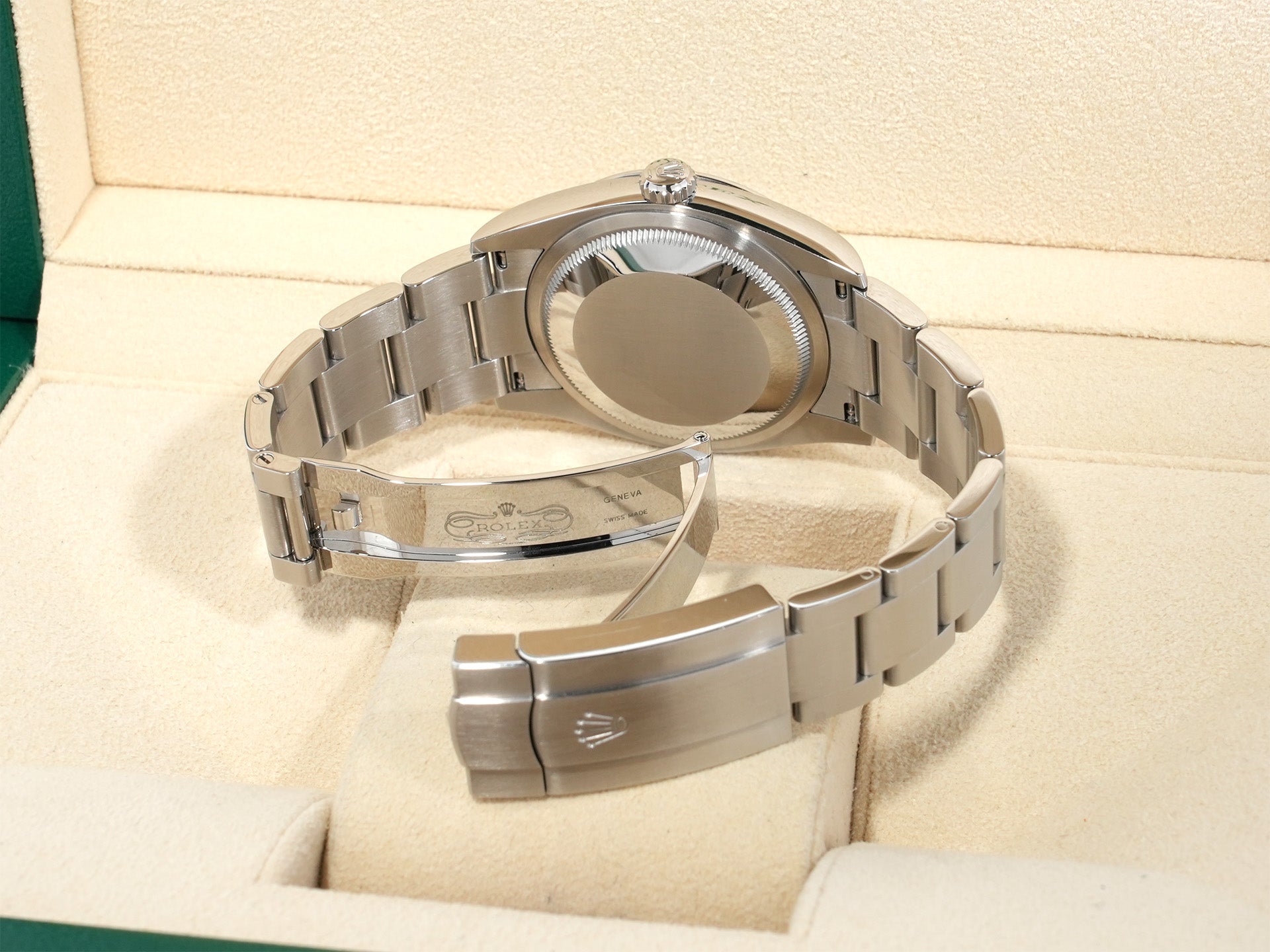 ロレックス オイスターパーペチュアル36 Ref.126000 ステンレススチール ターコイズ文字盤 中古 zzx2y9cd