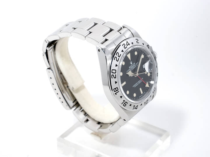 Rolex Explorer II Ref. 16570 Stainless Steel Black Dial Oyster Bracelet Used 88thwwtj