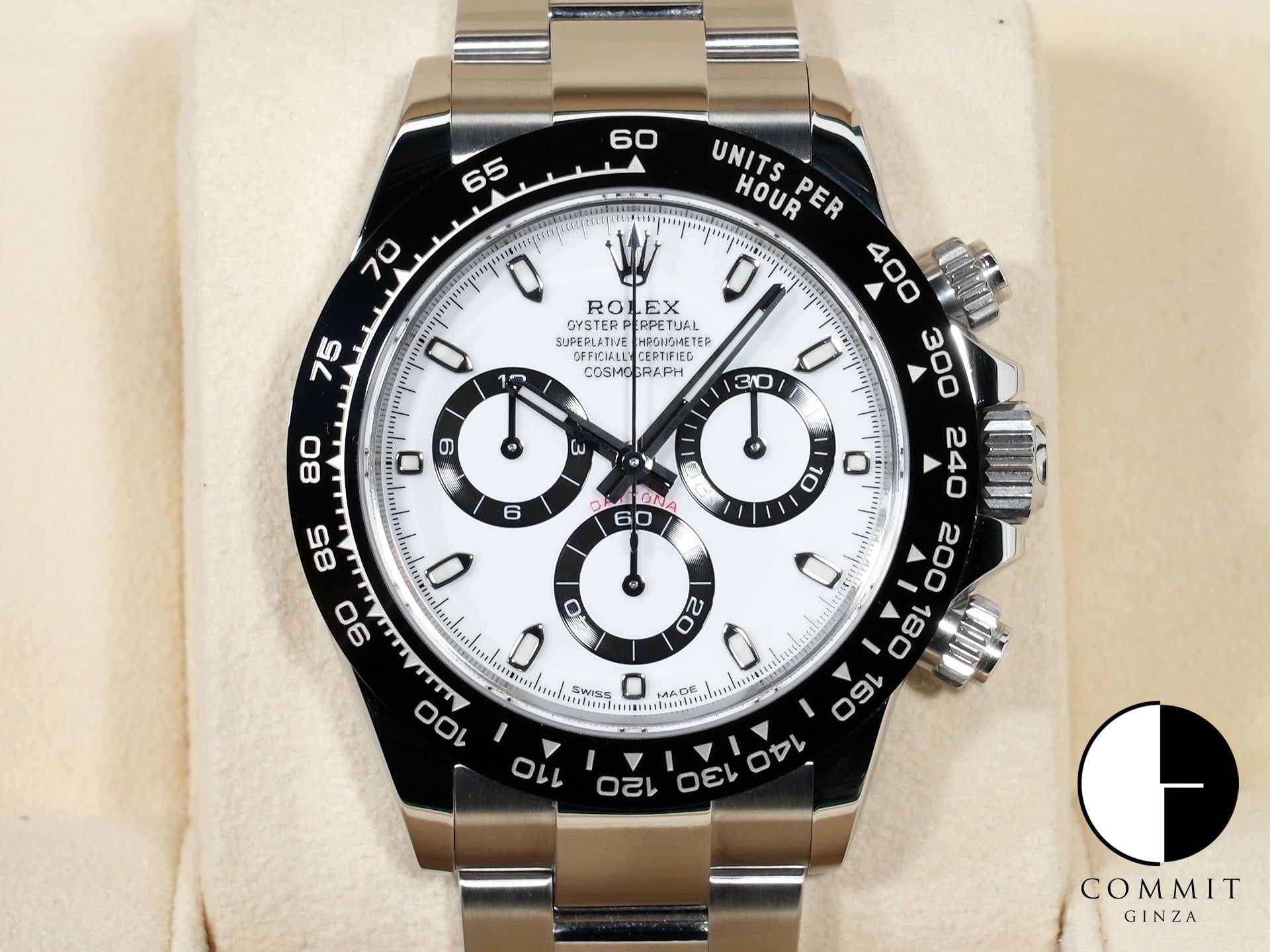 ロレックス デイトナ Ref.116500LN ステンレススチール ホワイト文字盤 美品 gzfkhp83