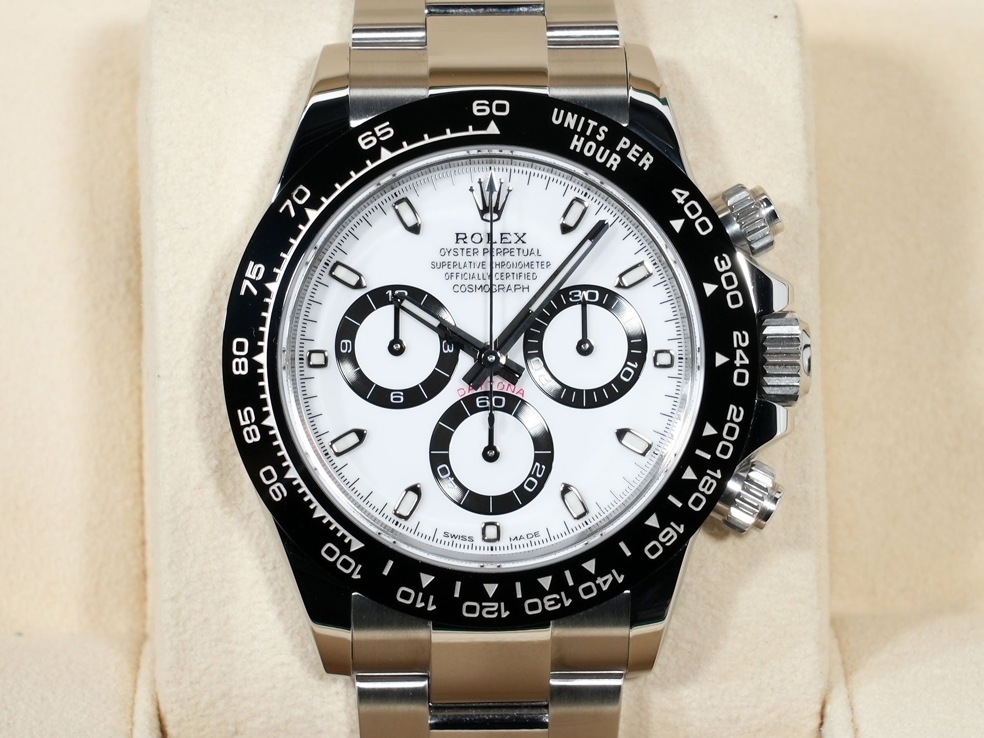 ロレックス デイトナ Ref.116500LN ステンレススチール ホワイト文字盤 美品 gzfkhp83