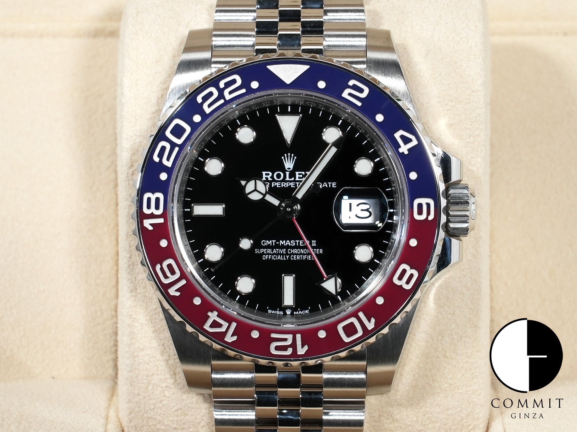 ロレックス GMTマスターII Ref.126710BLRO ステンレススチール ブラック文字盤 ジュビリーブレスレット 美品 h7wikemy