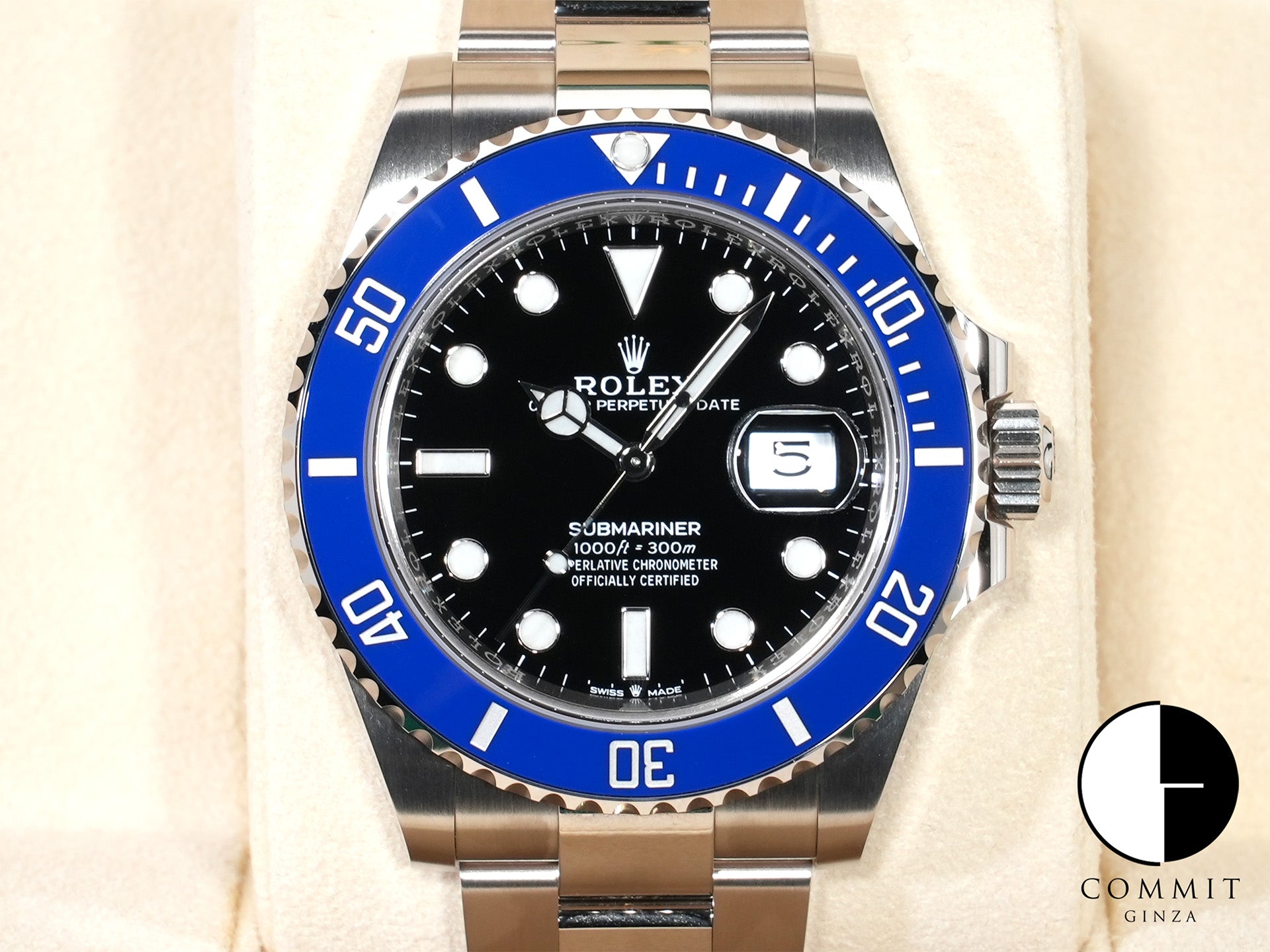 ロレックス サブマリーナー デイト Ref.126619LB ホワイトゴールド ブラック文字盤 未使用 i7227e3b