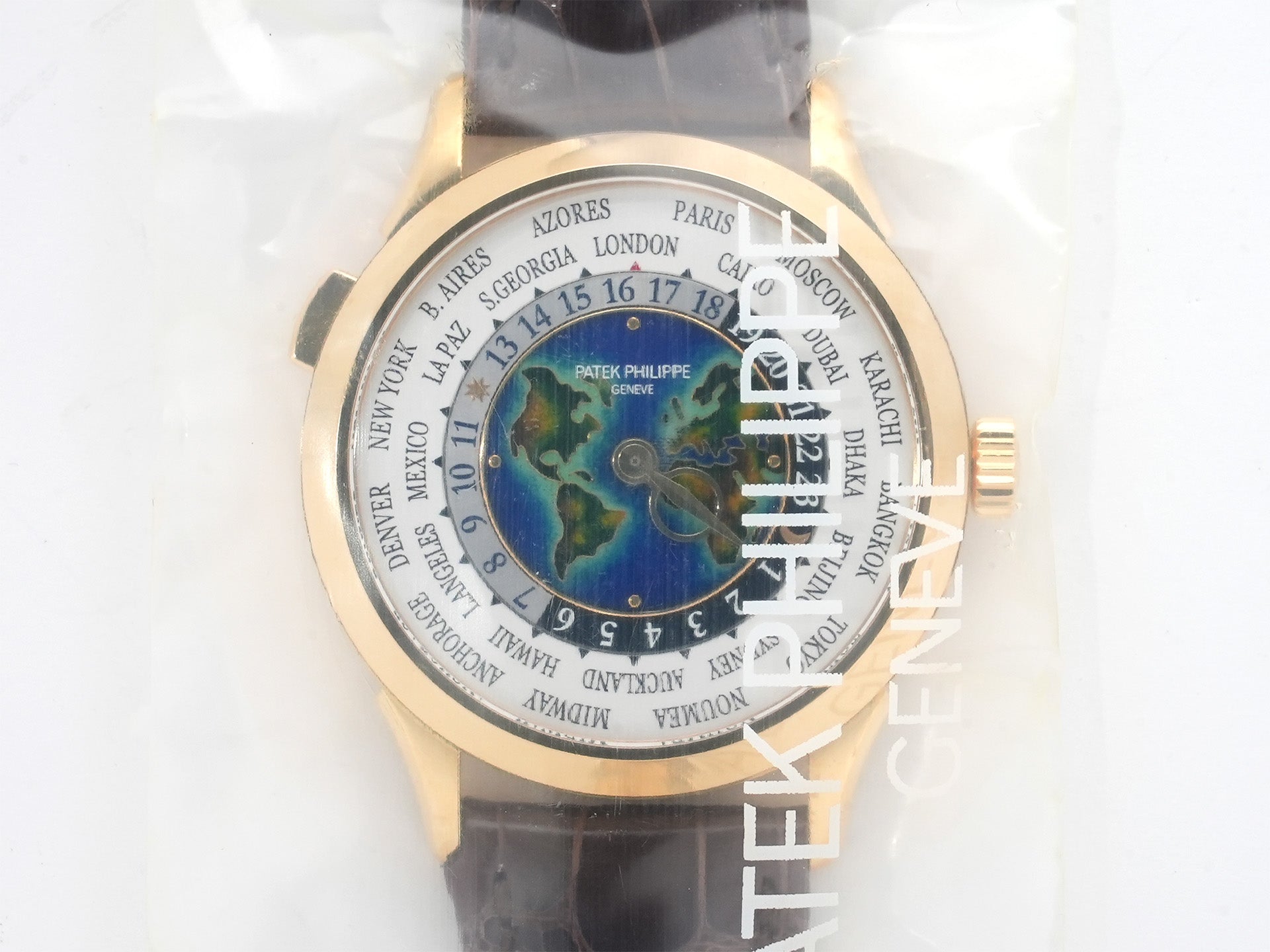 パテックフィリップ ワールドタイム クロワゾネ Ref.5231J-001 イエローゴールド クロワゾネ文字盤 デッドストック w9izef8z