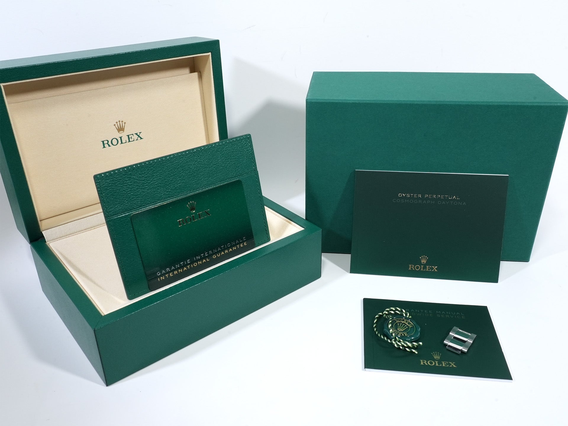 ROLEX Daytona Ref.126500LN Stainless Steel Black Dial Unused f5a55xud