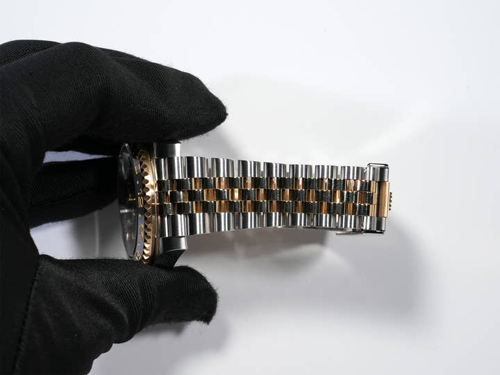 ROLEX GMT-Master II Ref.126713GRNR Stainless Steel/Yellow Gold Black Dial Jubilee Bracelet Mint Condition 4ntht459