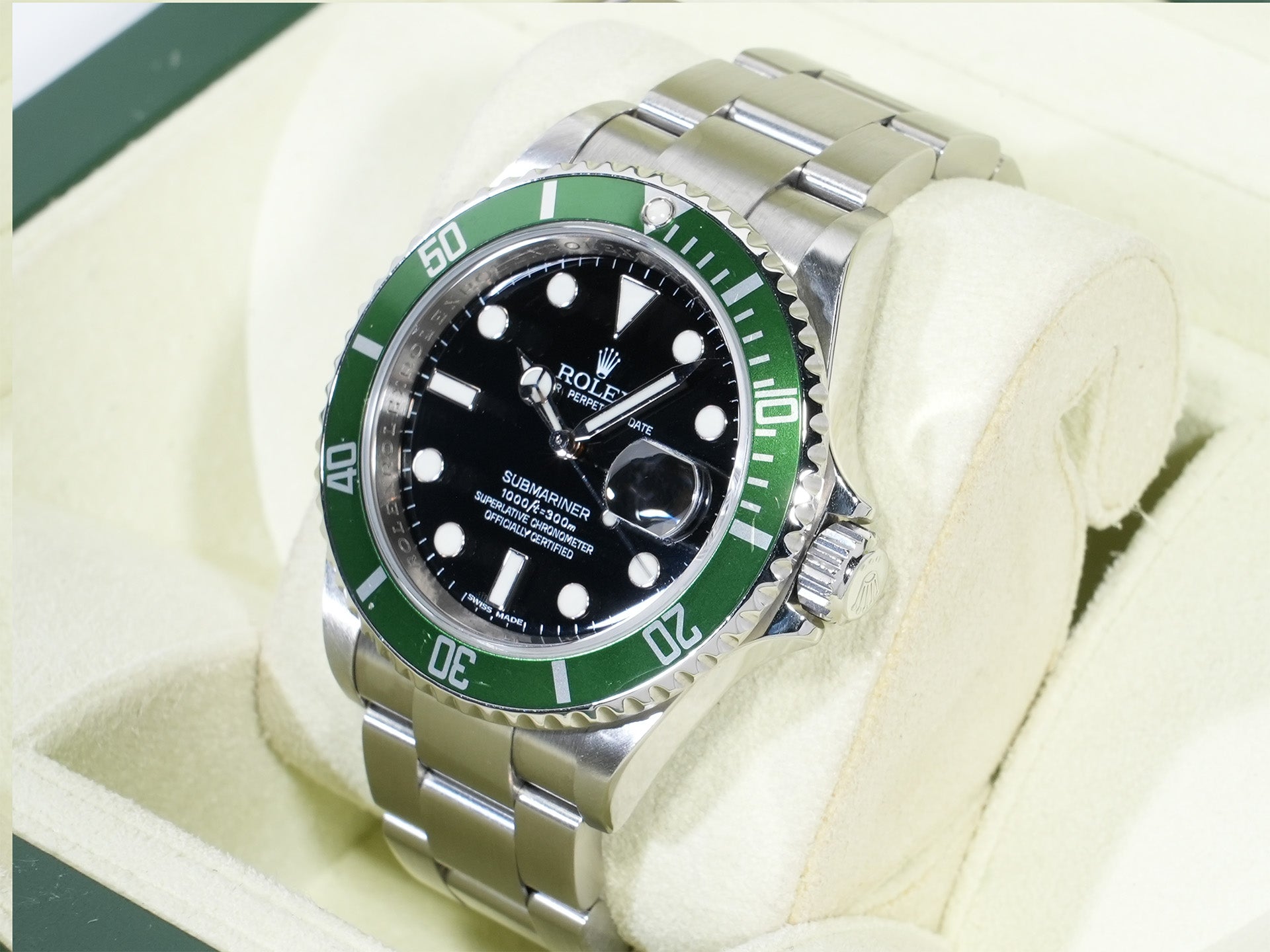 ロレックス サブマリーナー デイト Ref.16610LV ステンレススチール ブラック文字盤 中古 6r62jc3p