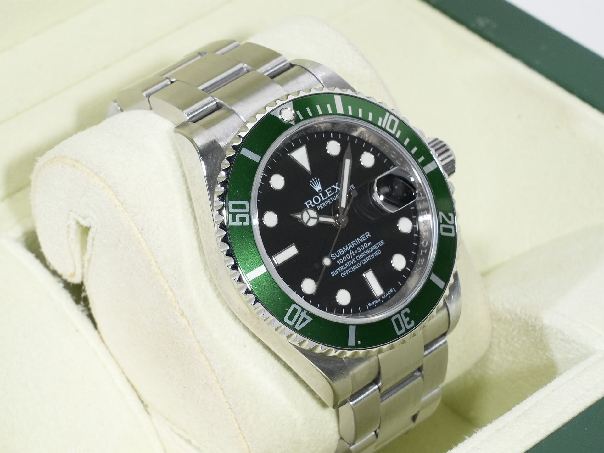 ロレックス サブマリーナー デイト Ref.16610LV ステンレススチール ブラック文字盤 中古 6r62jc3p