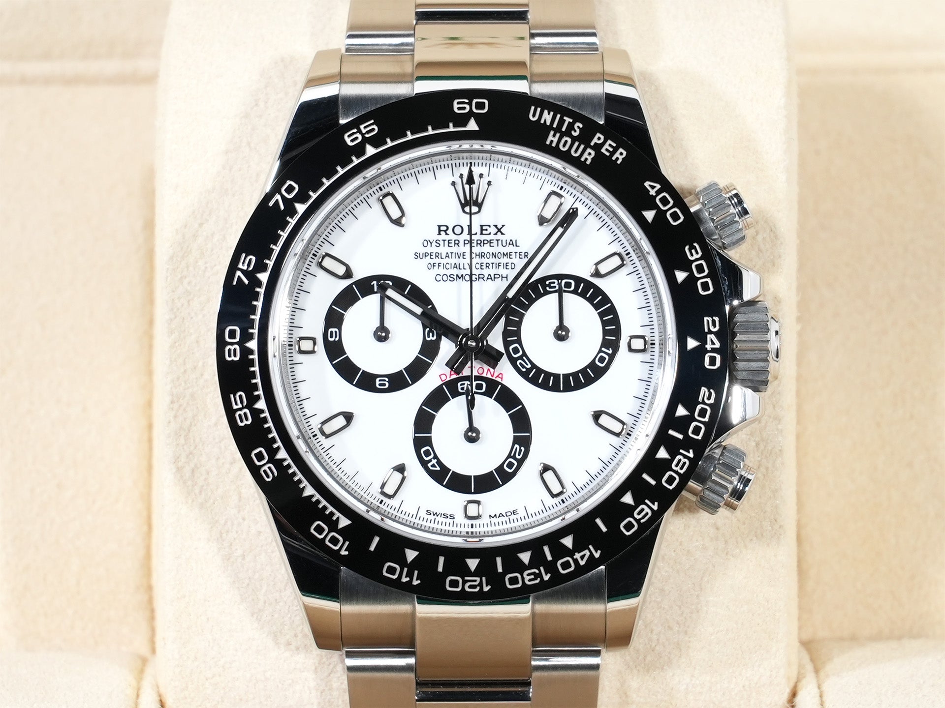 ロレックス デイトナ Ref.116500LN ステンレススチール ホワイト文字盤 中古 rcrdjtkf