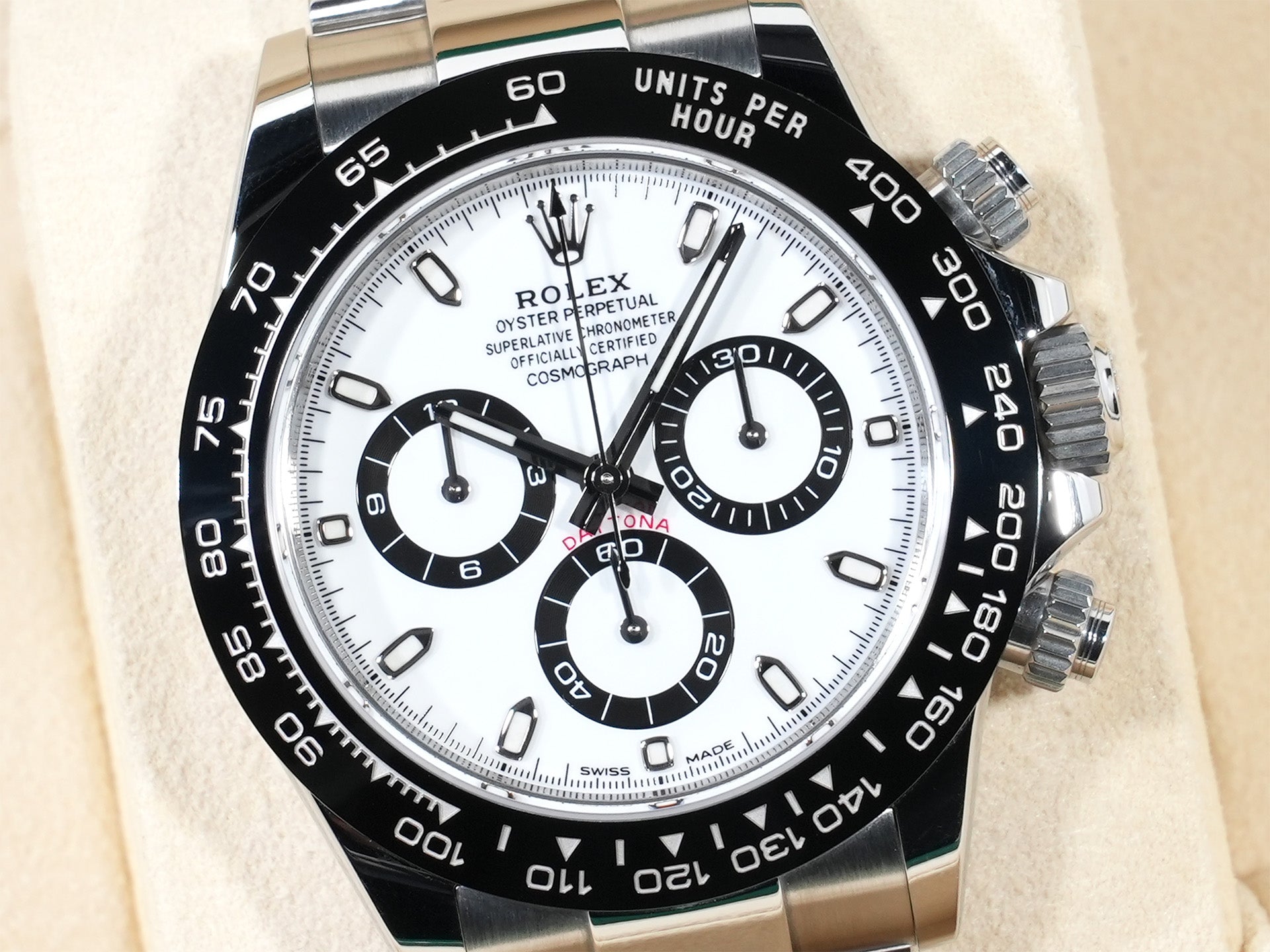 ロレックス デイトナ Ref.116500LN ステンレススチール ホワイト文字盤 中古 rcrdjtkf