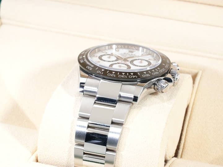 ロレックス デイトナ Ref.116500LN ステンレススチール ホワイト文字盤 中古 rcrdjtkf