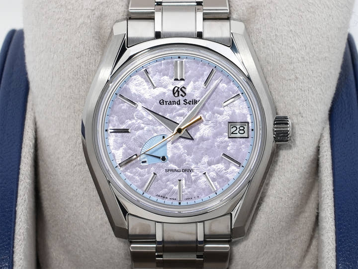 Grand Seiko Heritage Collection Hankyu Umeda Main Store Limited Model Ref. SBGA521 Bright Titanium Violet Dial Unused xfjsvvdt
