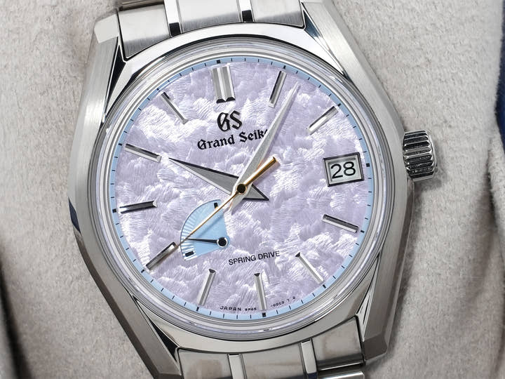 Grand Seiko Heritage Collection Hankyu Umeda Main Store Limited Model Ref. SBGA521 Bright Titanium Violet Dial Unused xfjsvvdt