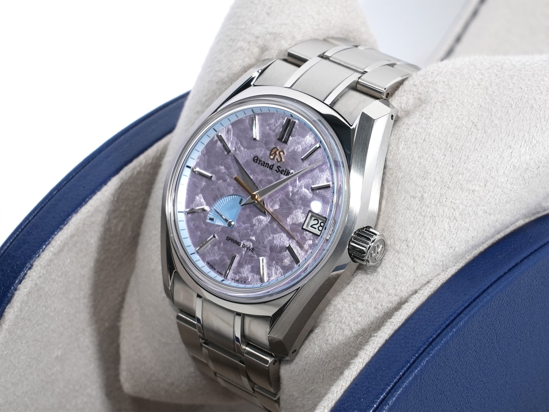 Grand Seiko Heritage Collection Hankyu Umeda Main Store Limited Model Ref. SBGA521 Bright Titanium Violet Dial Unused xfjsvvdt