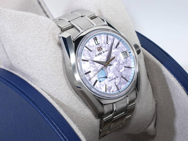 Grand Seiko Heritage Collection Hankyu Umeda Main Store Limited Model Ref. SBGA521 Bright Titanium Violet Dial Unused xfjsvvdt