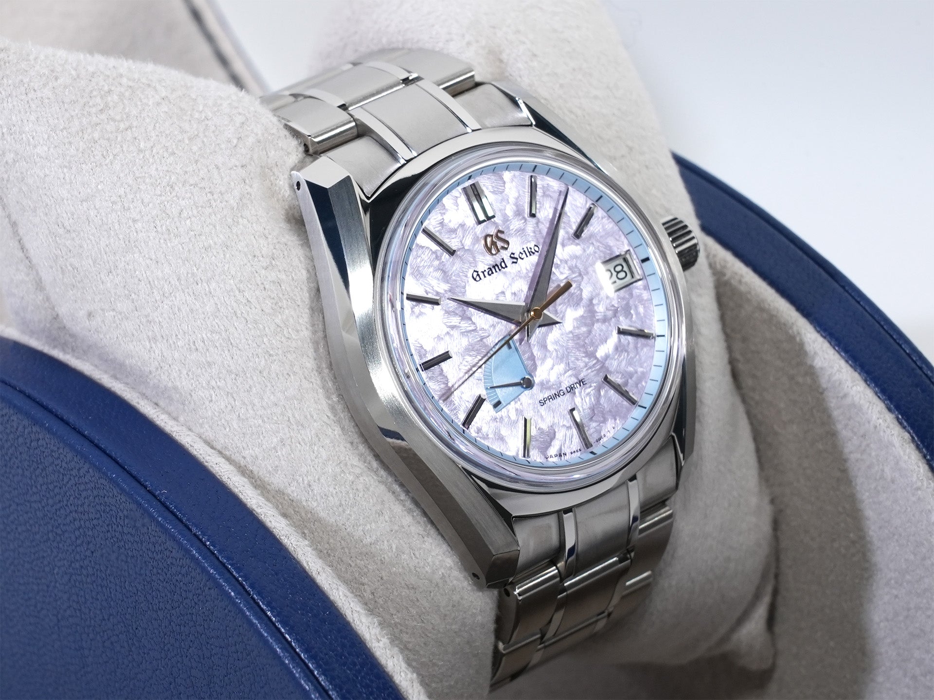Grand Seiko Heritage Collection Hankyu Umeda Main Store Limited Model Ref. SBGA521 Bright Titanium Violet Dial Unused xfjsvvdt