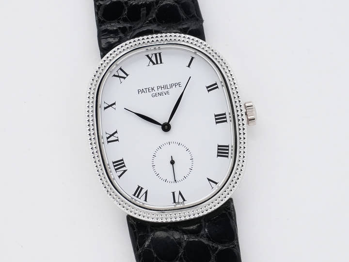 パテックフィリップ ゴールデンエリプス Ref.3987G ホワイトゴールド ホワイト文字盤 中古 4sugfau5