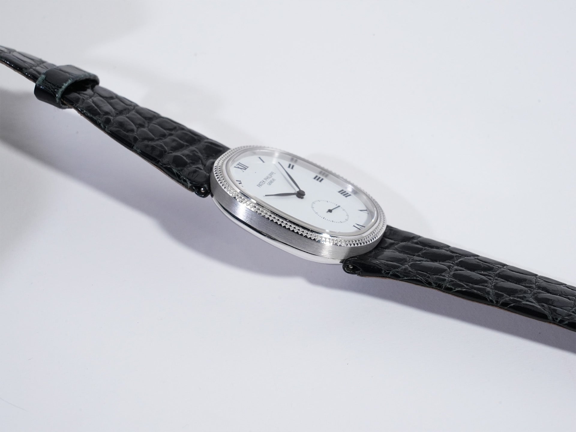 パテックフィリップ ゴールデンエリプス Ref.3987G ホワイトゴールド ホワイト文字盤 中古 4sugfau5