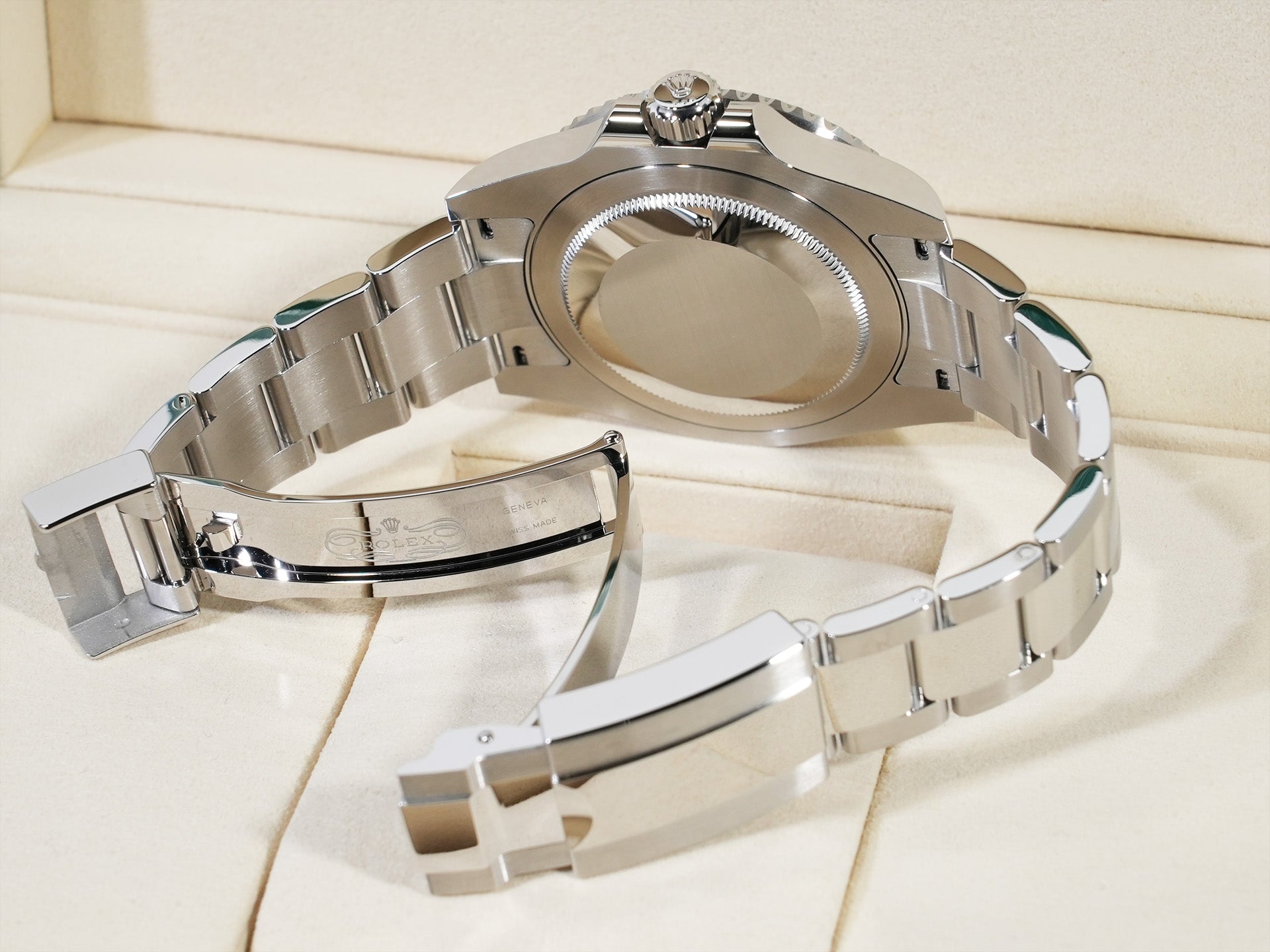 Rolex GMT-Master II Ref. 126710BLRO Stainless Steel Black Dial Oyster Bracelet Unused j5dcjpnt