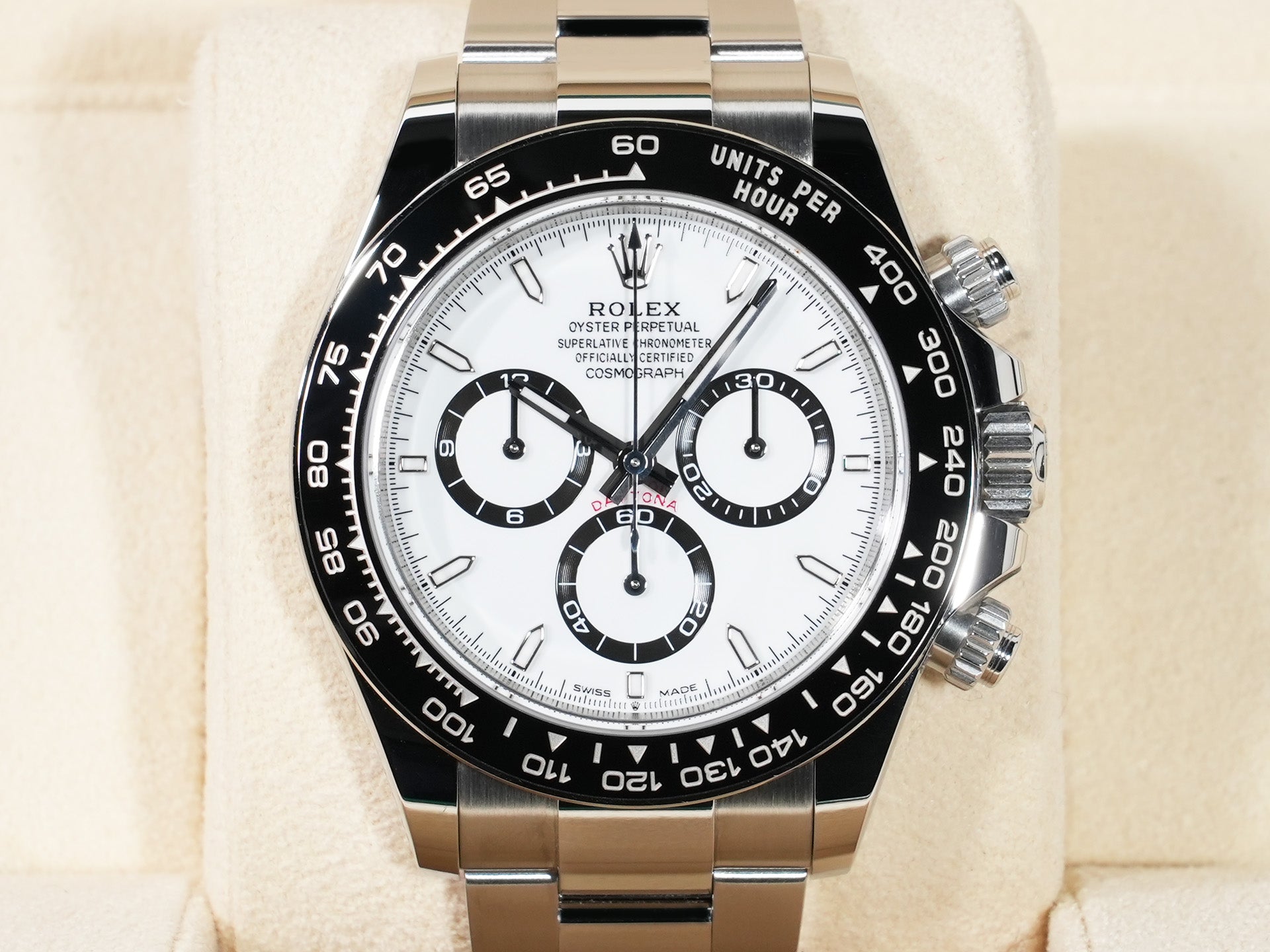ロレックス デイトナ Ref.126500LN ステンレススチール ホワイト文字盤 美品 4xrcbjx3