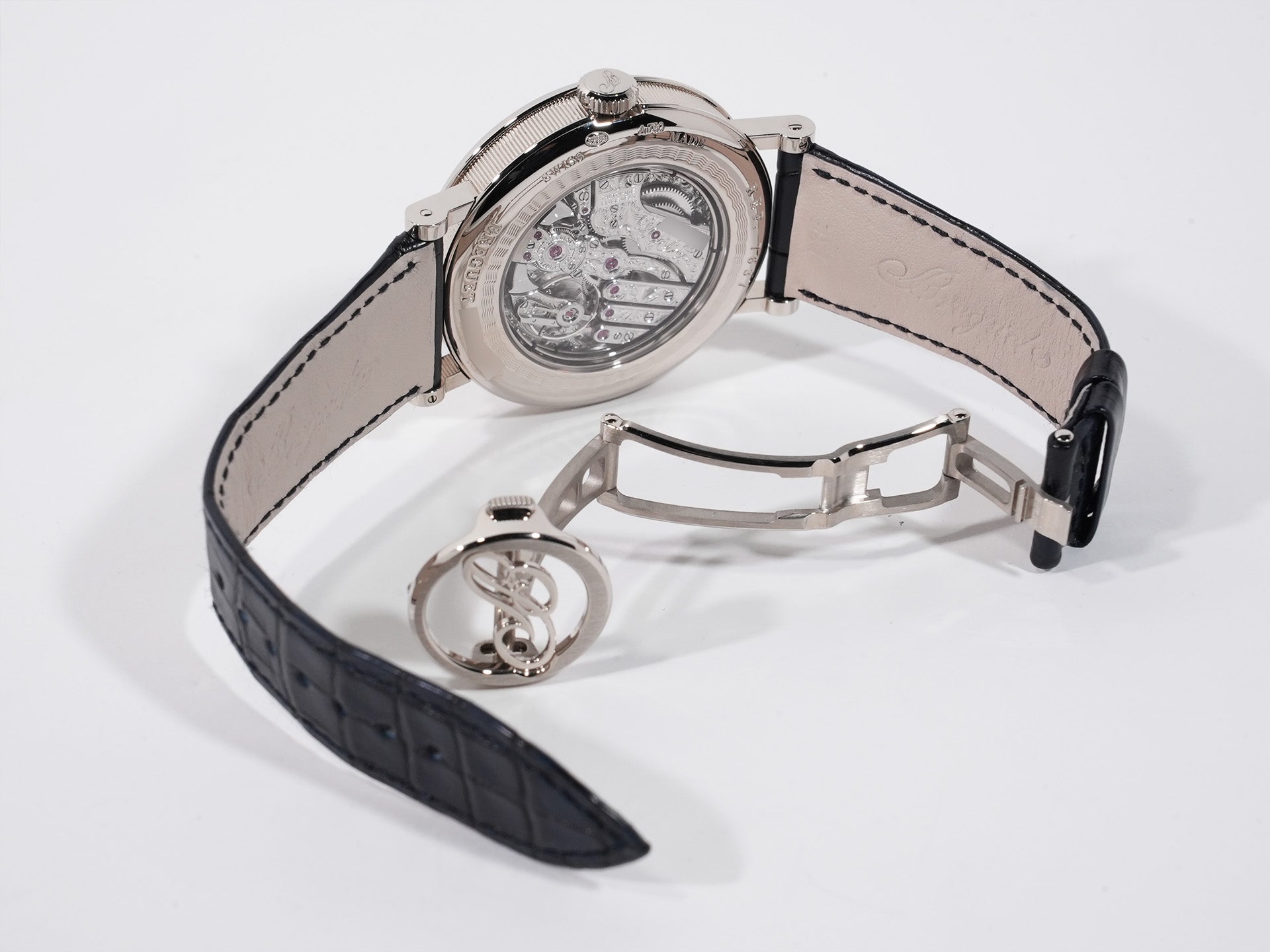 Breguet Classique Minute Repeater 7637 Ref. 7637BB/2Y/9ZU 18K White Gold Blue Grand Feu Enamel Dial Excellent Pre-owned ogthm9er