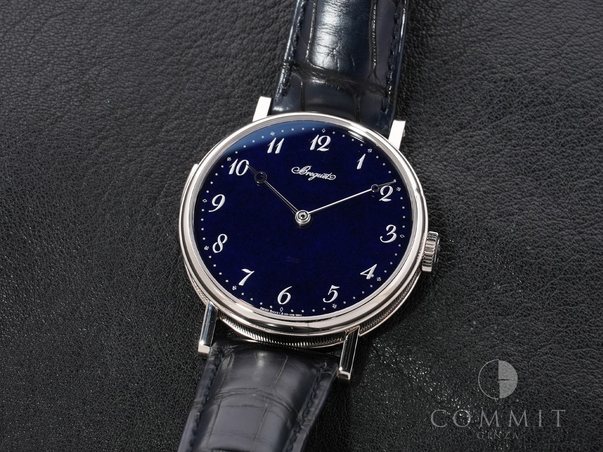 Breguet Classique Minute Repeater 7637 Ref. 7637BB/2Y/9ZU 18K White Gold Blue Grand Feu Enamel Dial Excellent Pre-owned ogthm9er