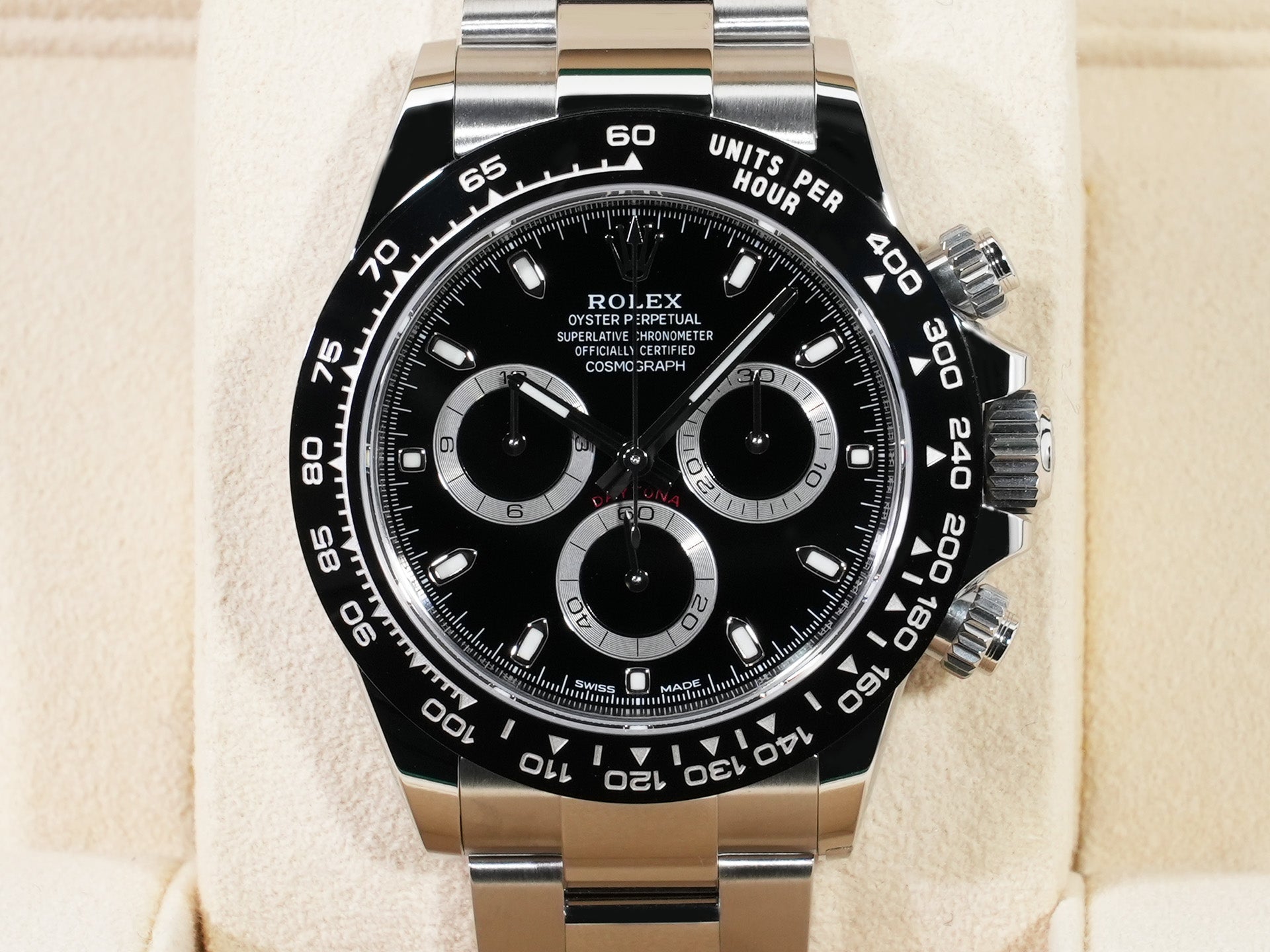 ロレックス デイトナ Ref.116500LN ステンレススチール ブラック文字盤 未使用 hbtmr62n