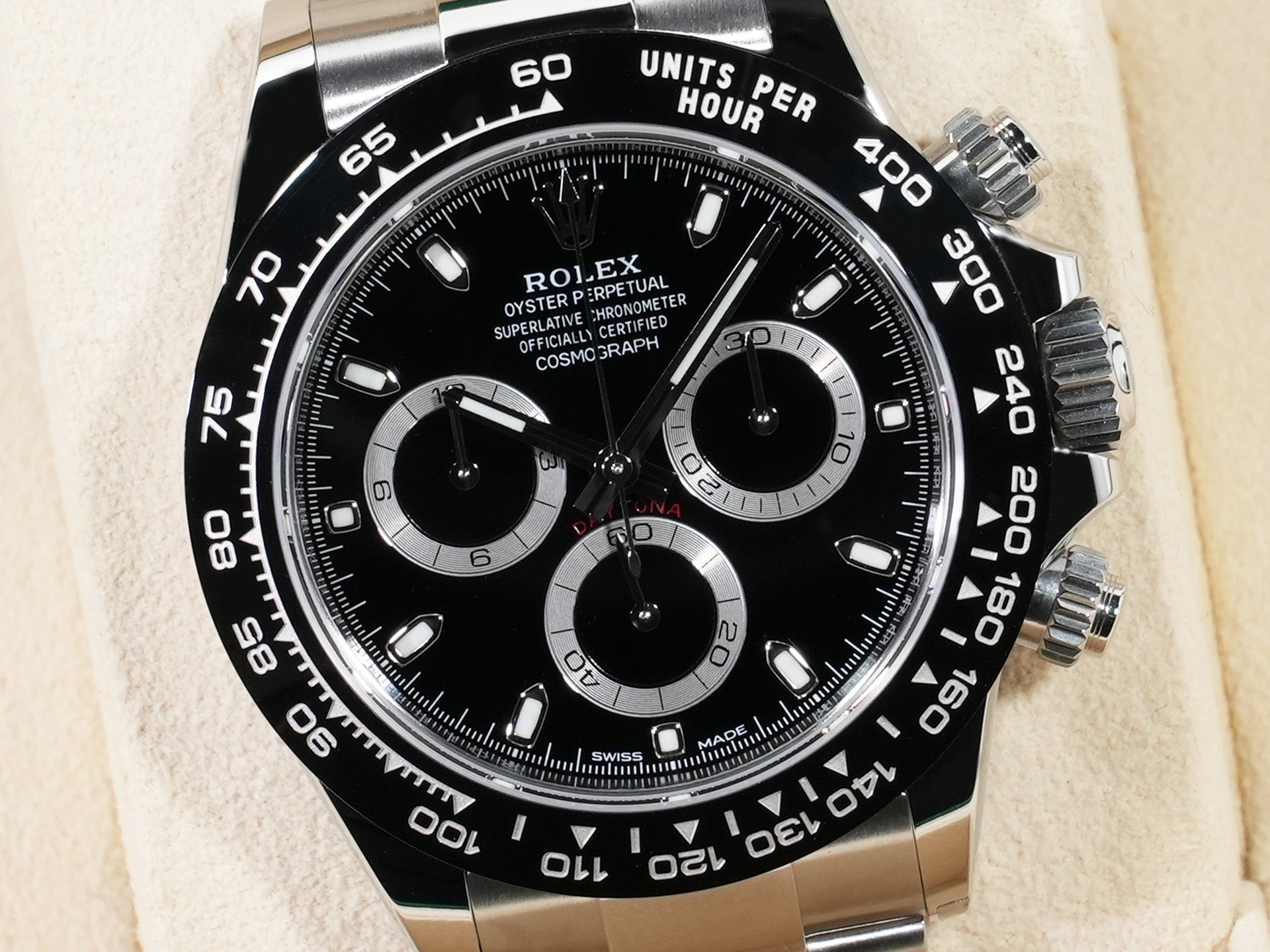 ロレックス デイトナ Ref.116500LN ステンレススチール ブラック文字盤 未使用 hbtmr62n