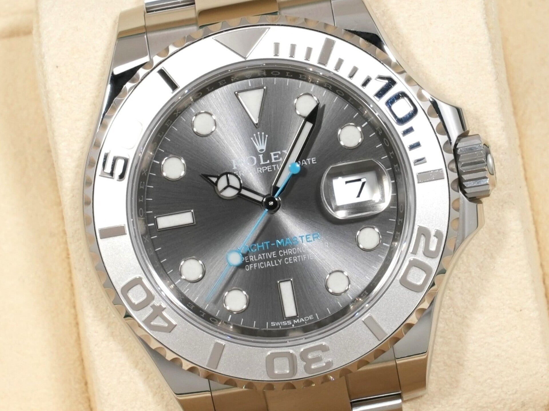Rolex Yacht-Master 40 Ref.116622 Stainless Steel/Platinum Dark Rhodium Dial Excellent Used Condition 2c93regb
