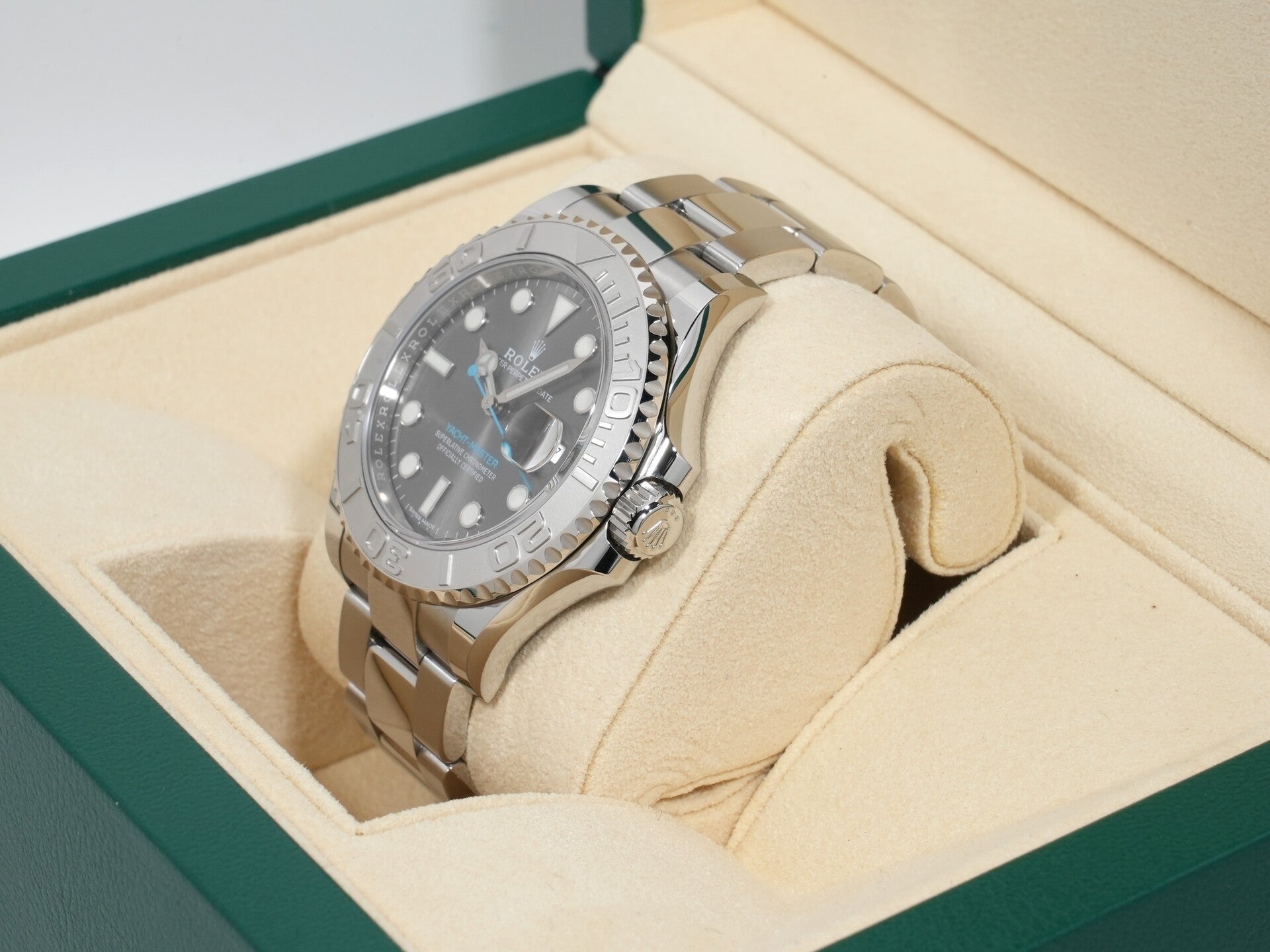 Rolex Yacht-Master 40 Ref.116622 Stainless Steel/Platinum Dark Rhodium Dial Excellent Used Condition 2c93regb