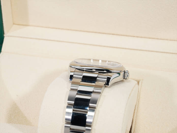 Rolex Datejust 36 Ref. 126200 Stainless Steel Mint Green Dial Oyster Bracelet Pre-Owned u7p57fxq