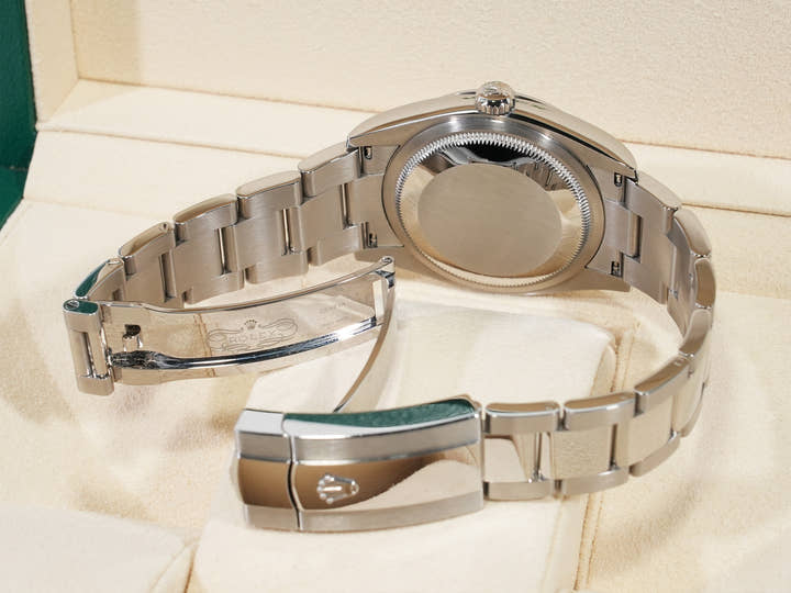 Rolex Datejust 36 Ref. 126200 Stainless Steel Mint Green Dial Oyster Bracelet Pre-Owned u7p57fxq