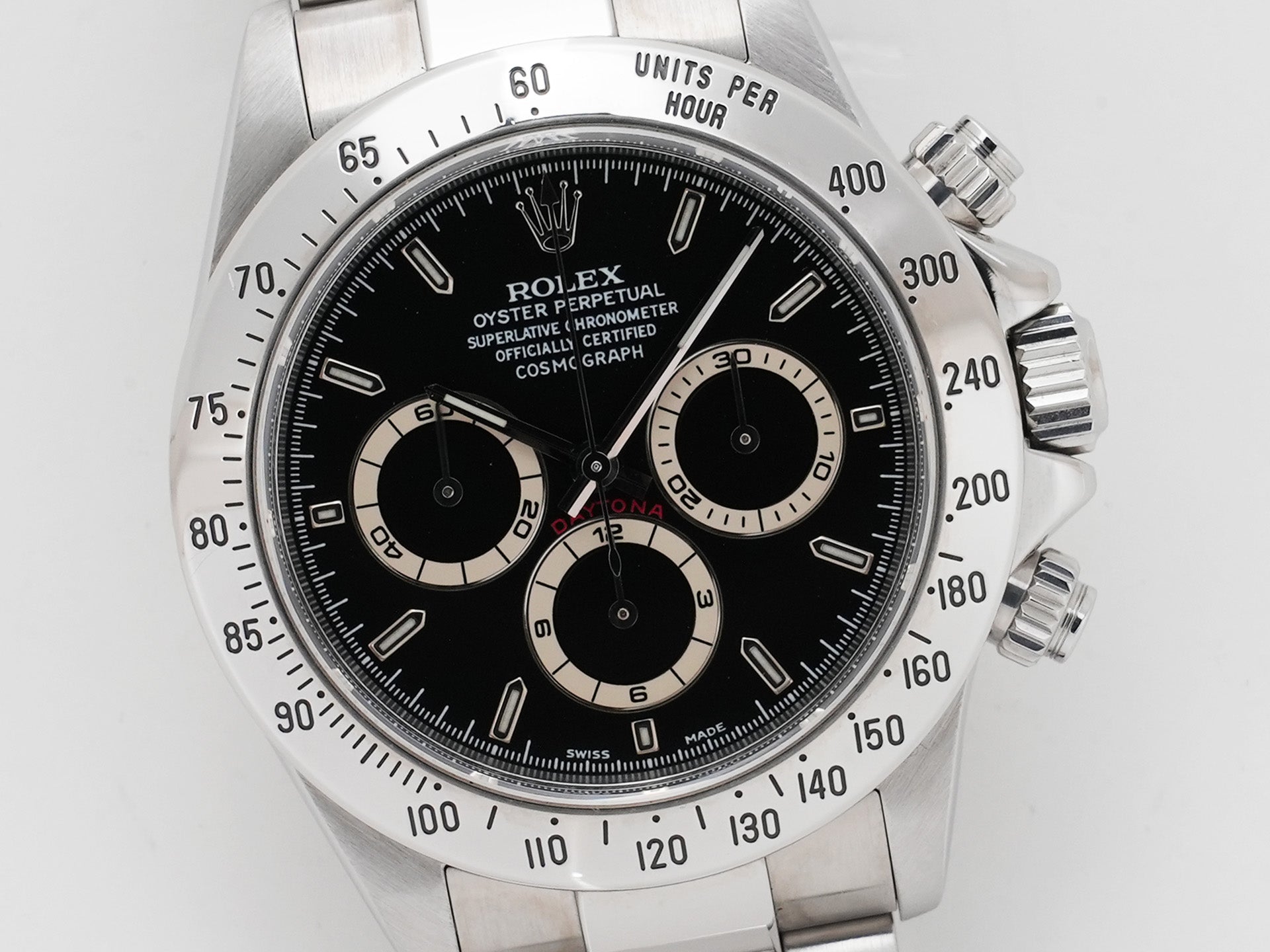 ロレックス デイトナ エルプリメロ Ref.16520 ステンレススチール ブラック文字盤 中古 mmq7wro4