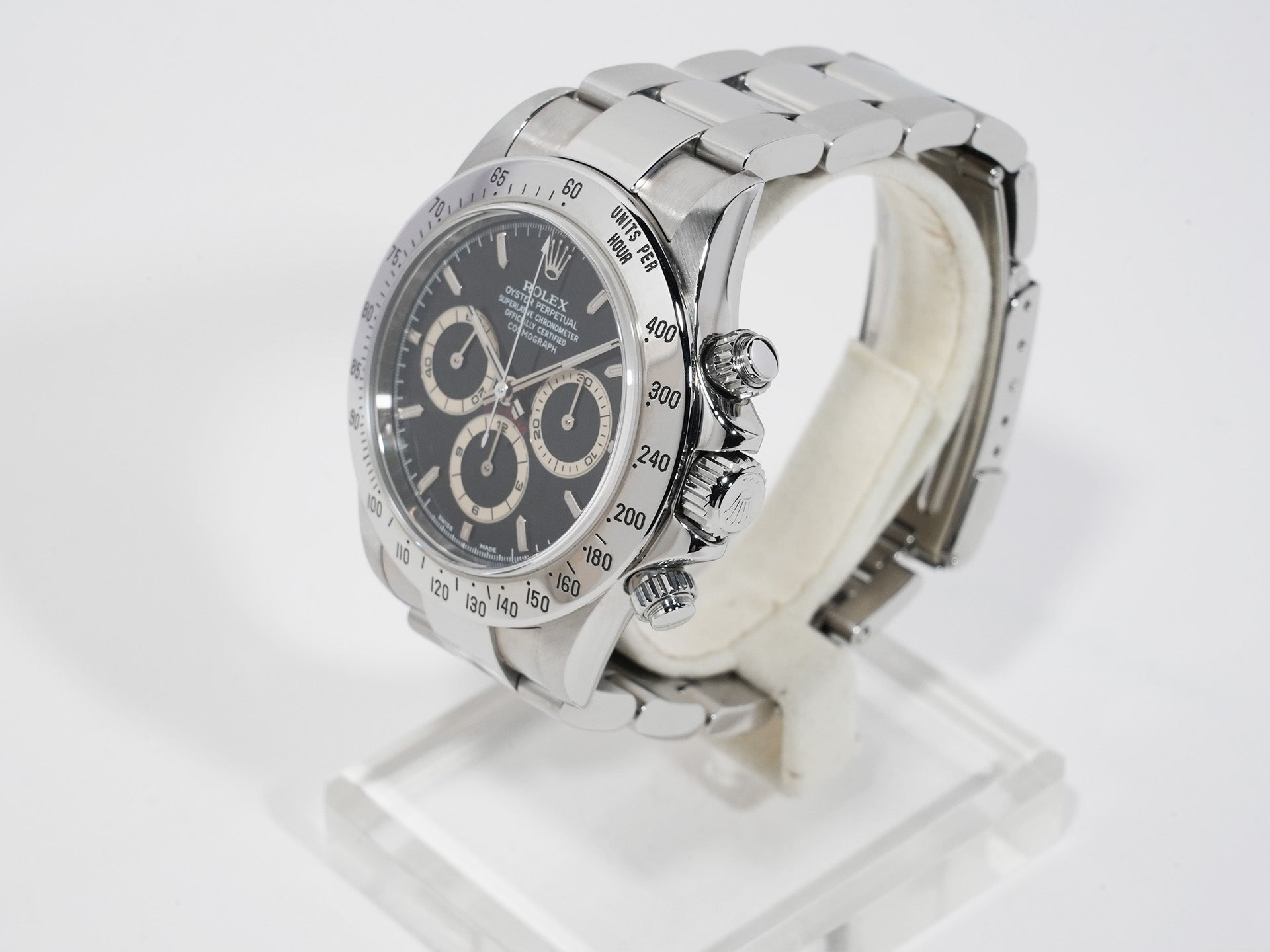 ロレックス デイトナ エルプリメロ Ref.16520 ステンレススチール ブラック文字盤 中古 mmq7wro4